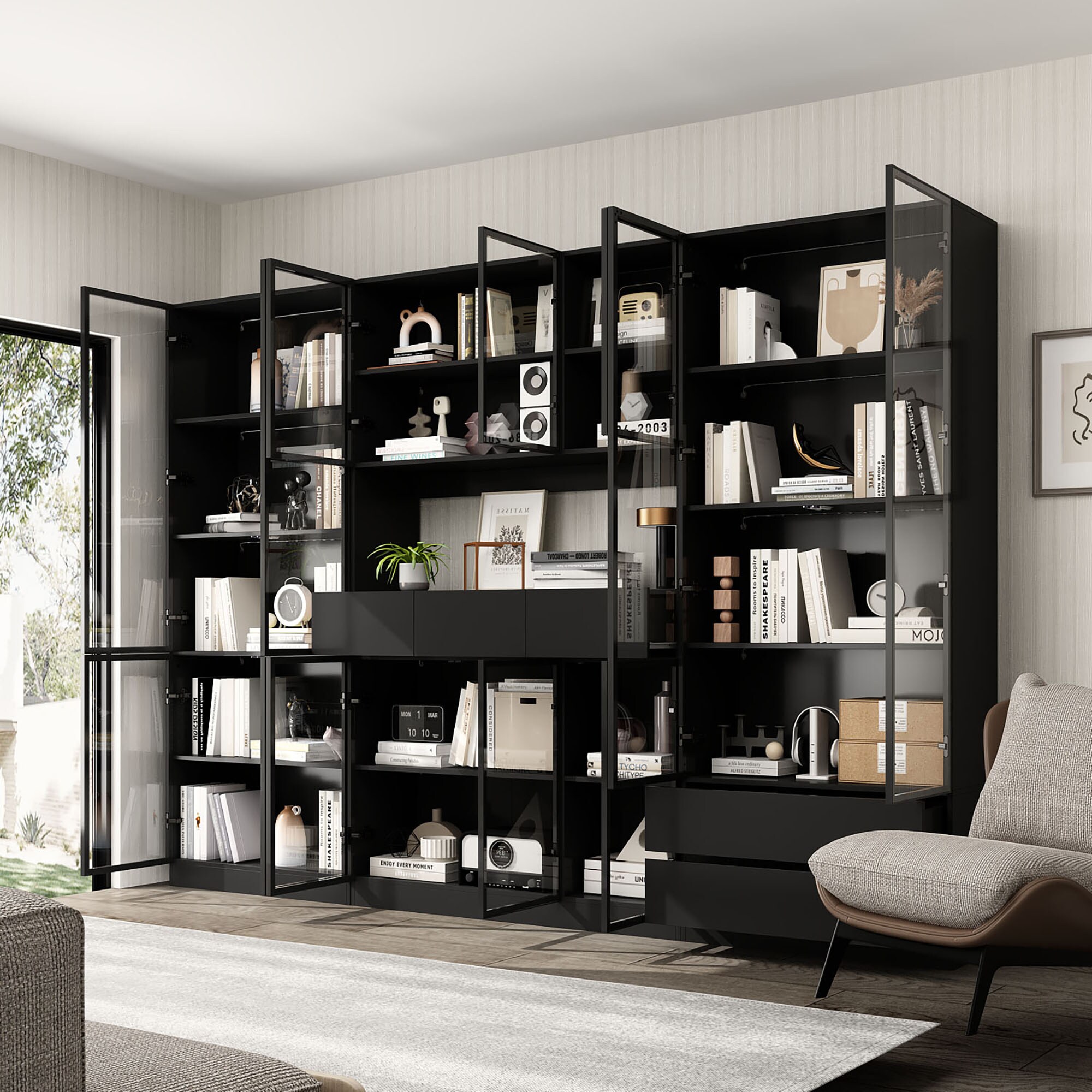 FUFU&GAGA KF020373+374+375L bookcases - View #4