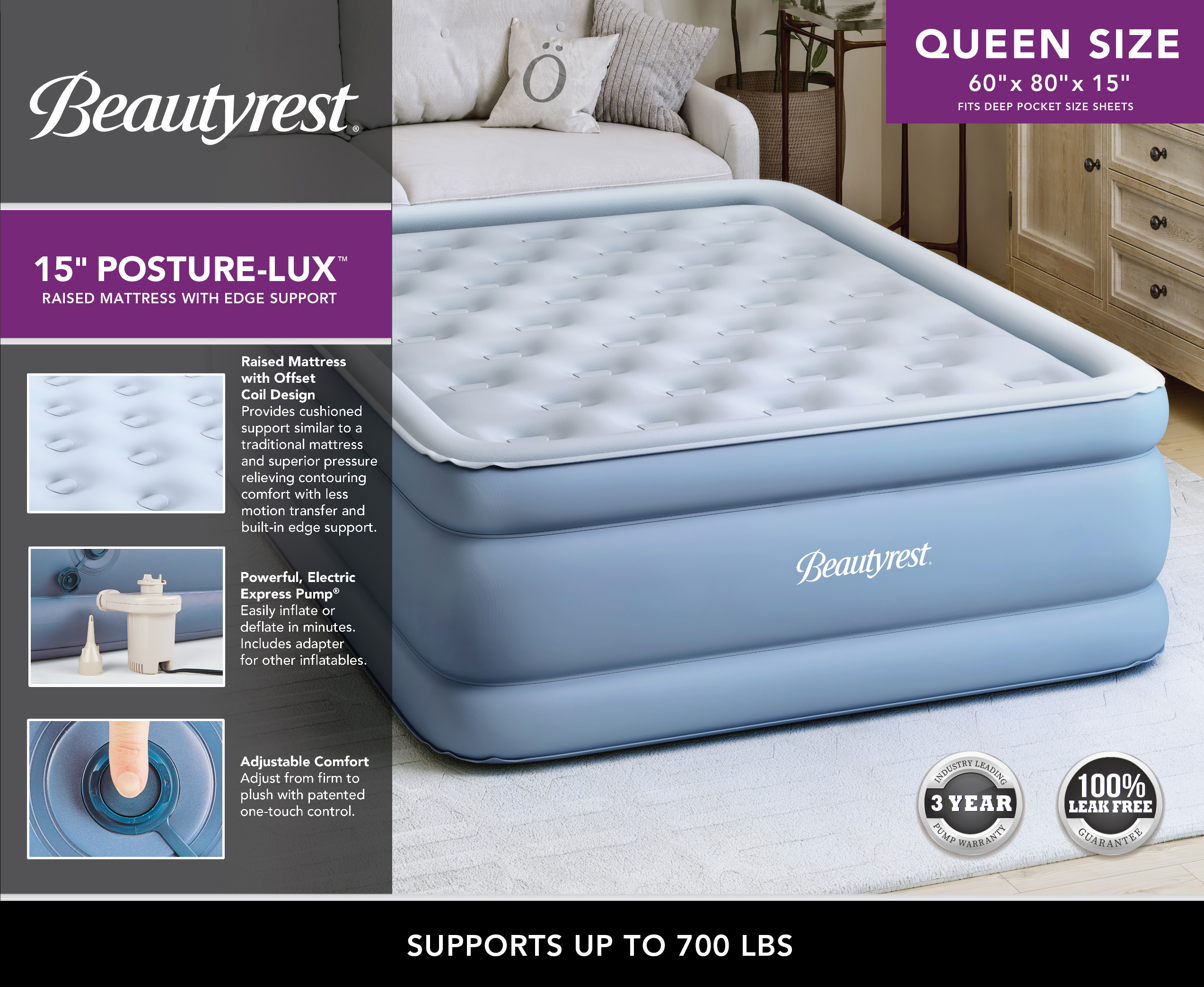 Beautyrest MM09517QN Air-Mattresses - View #6