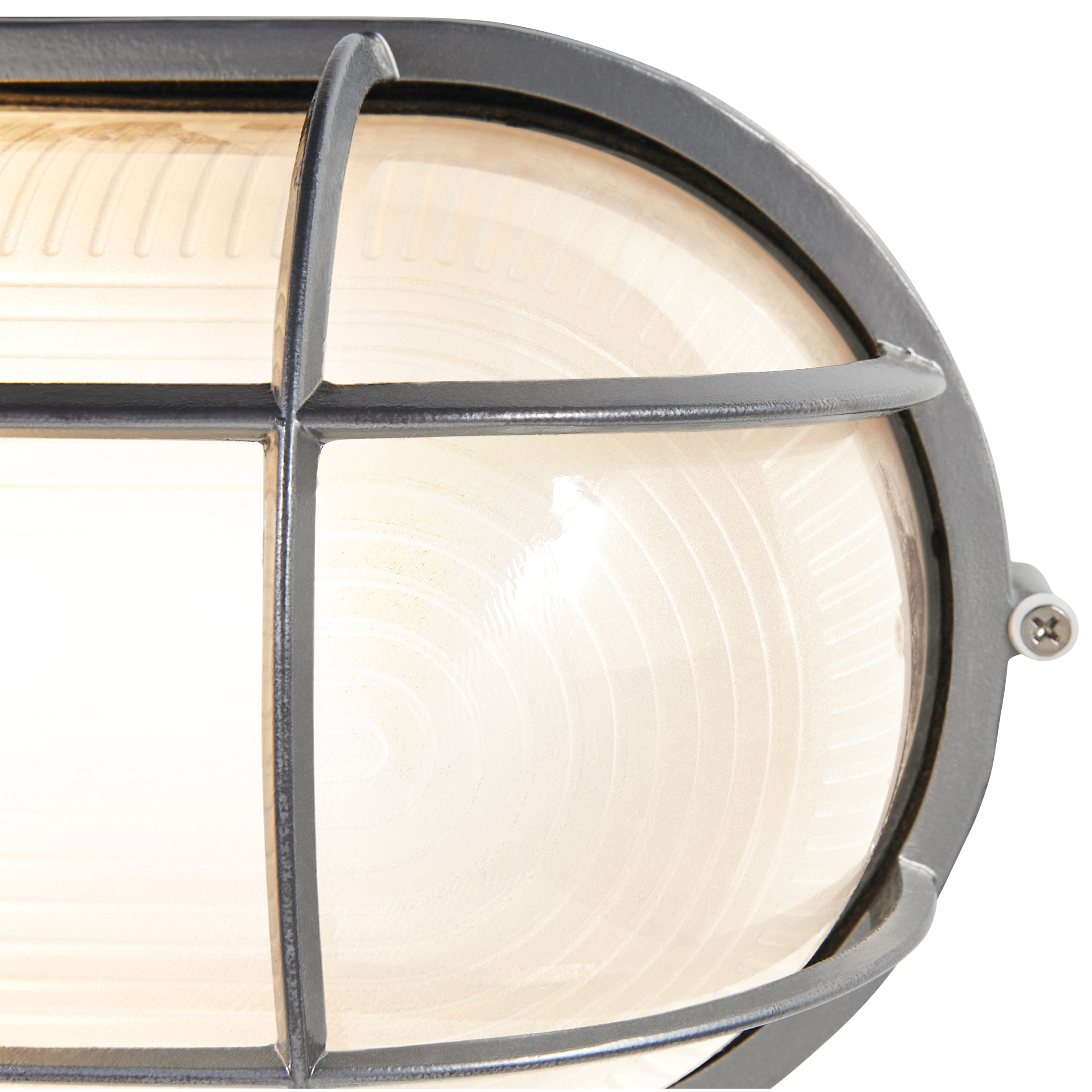 Nauticus Satin Aluminum 8.25" Wall Light with Frosted Shade