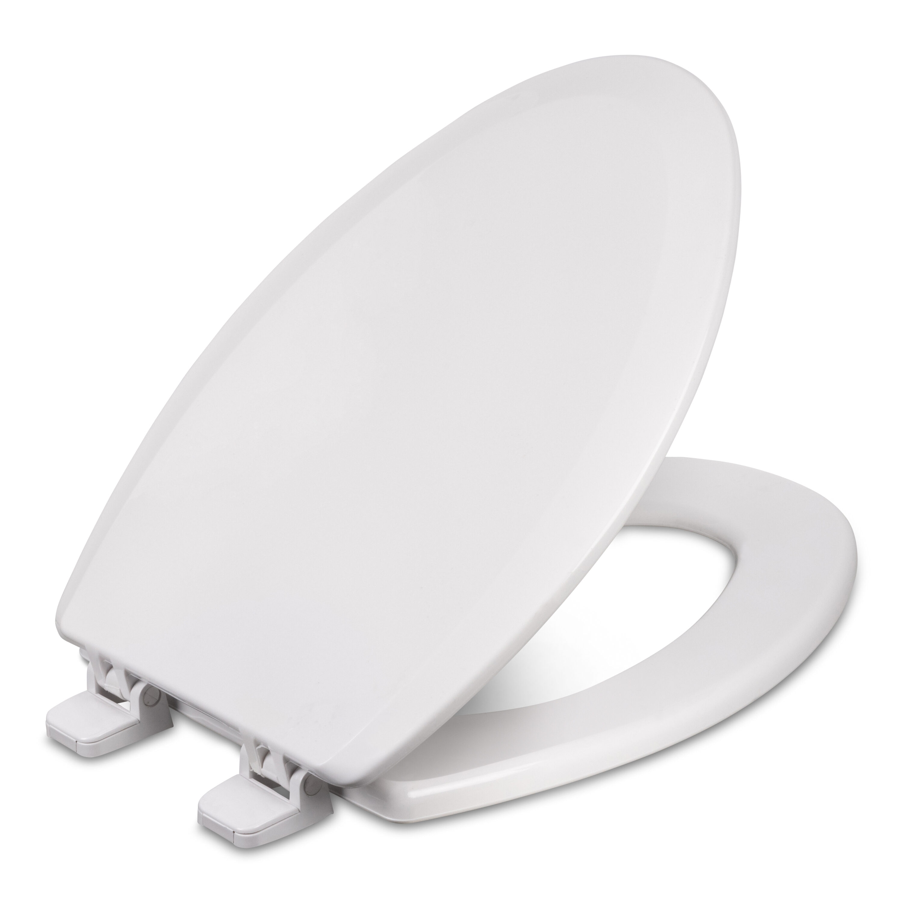 Centoco Wood Crane White (Bright) Elongated Toilet Seat 900-301 at ...