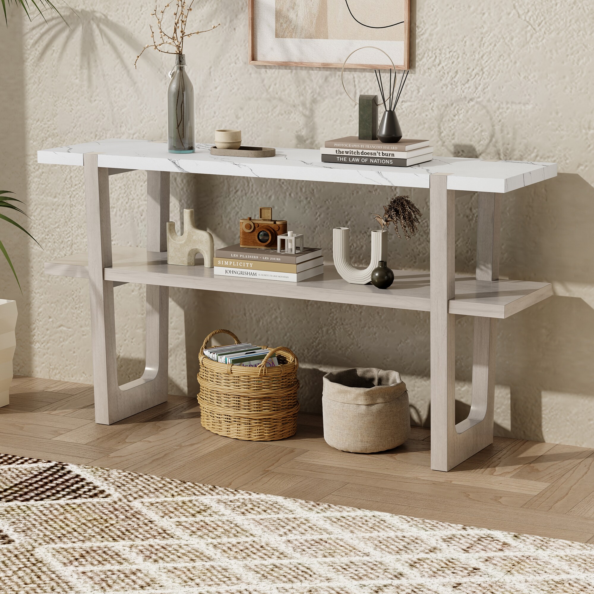 SINOFURN SYA330166GY Console-Sofa-Tables - View #5