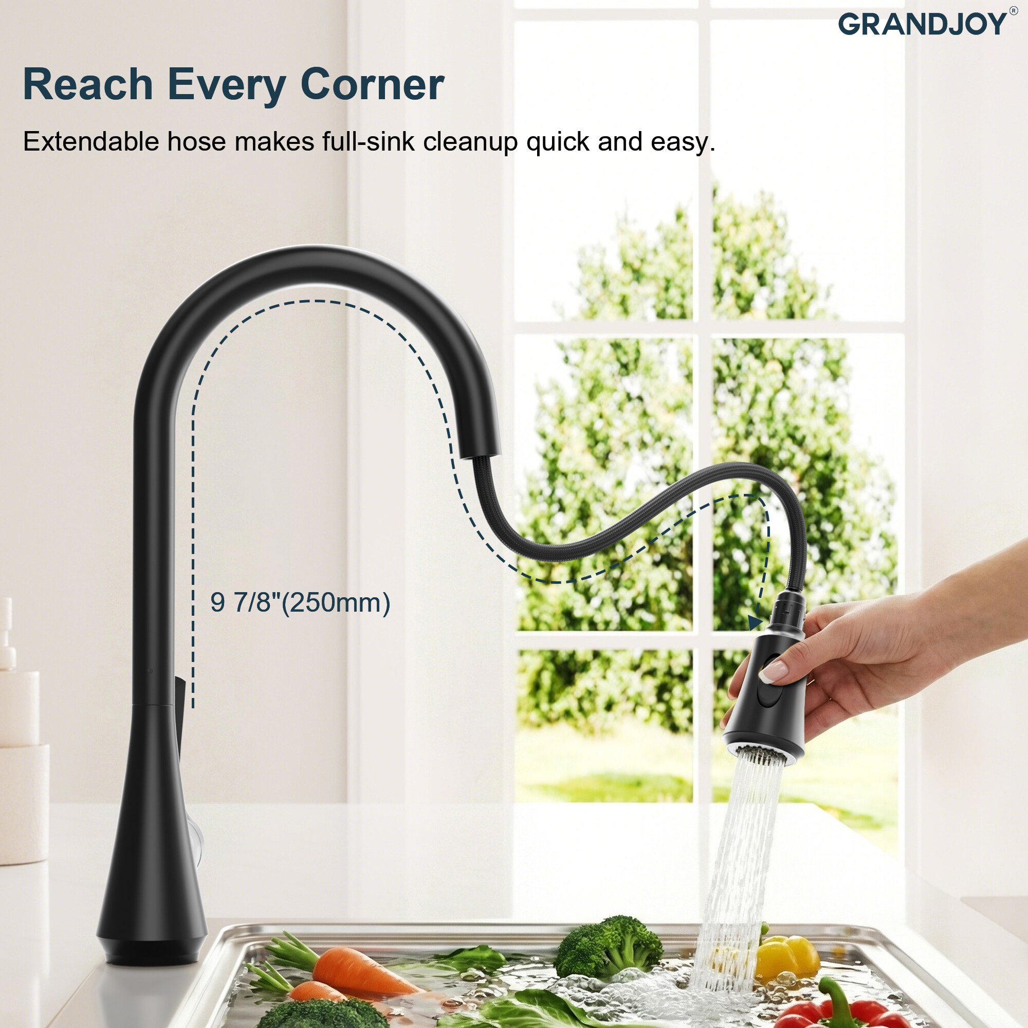 GRANDJOY GJ12-KF98K-BL Kitchen-Faucets - View #7
