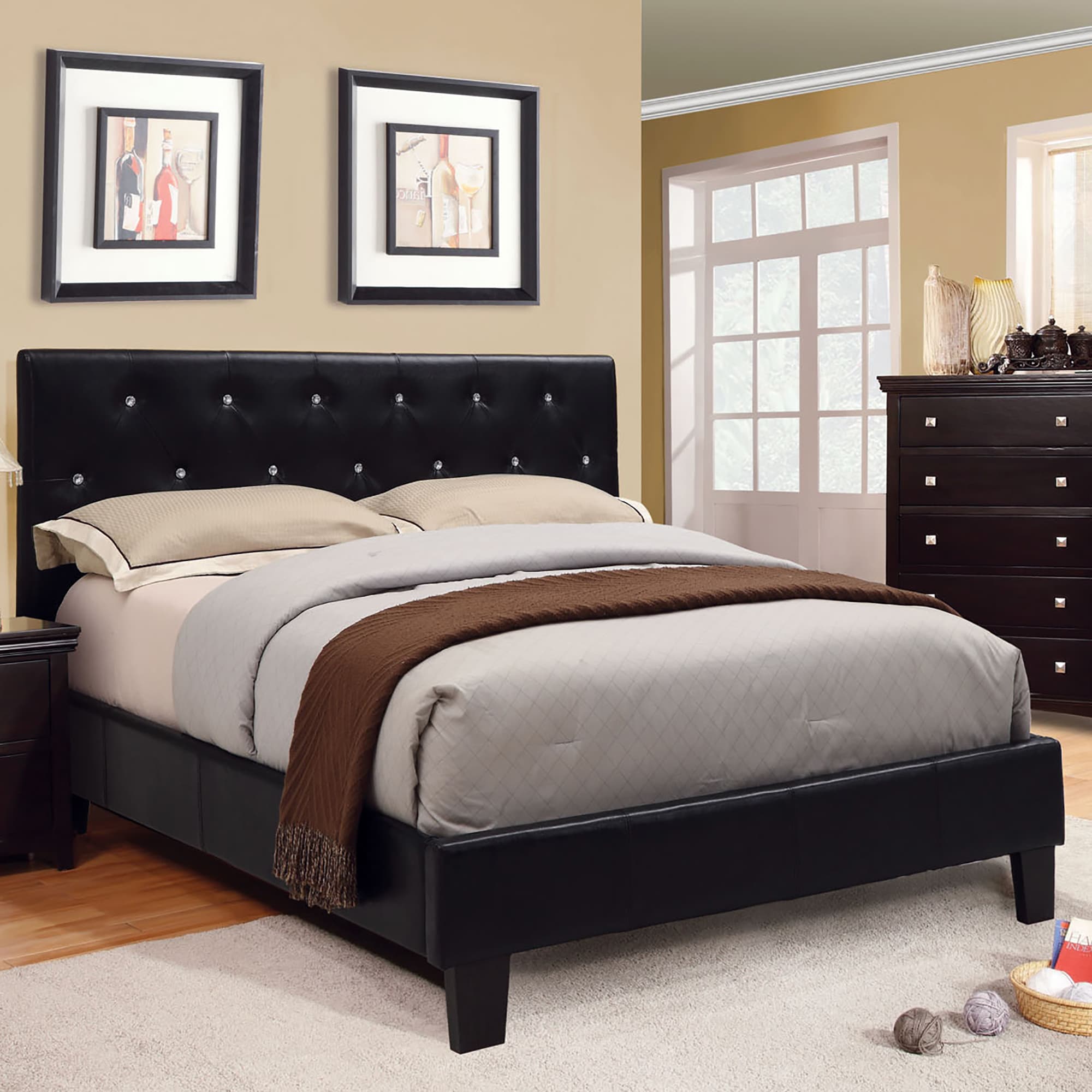 Furniture of America IDF-7949BK-Q beds - View #3