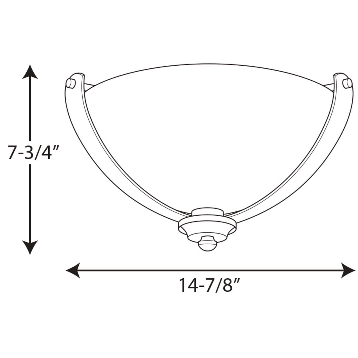 Transitional 13'' Polished Nickel Indoor/Outdoor Bowl Flush Mount
