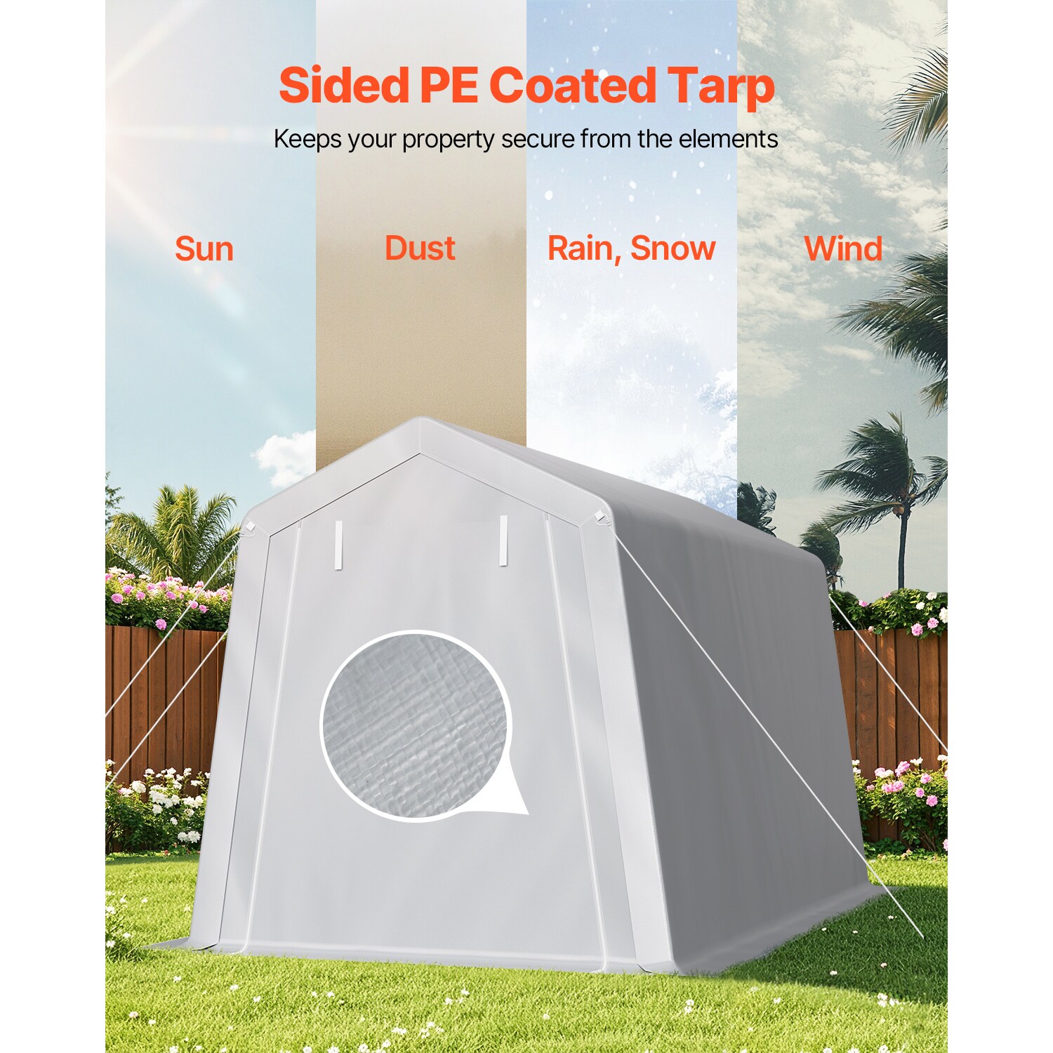 VEVOR SCTYCWP7FTX112438V0 Carport-Covers - View #3