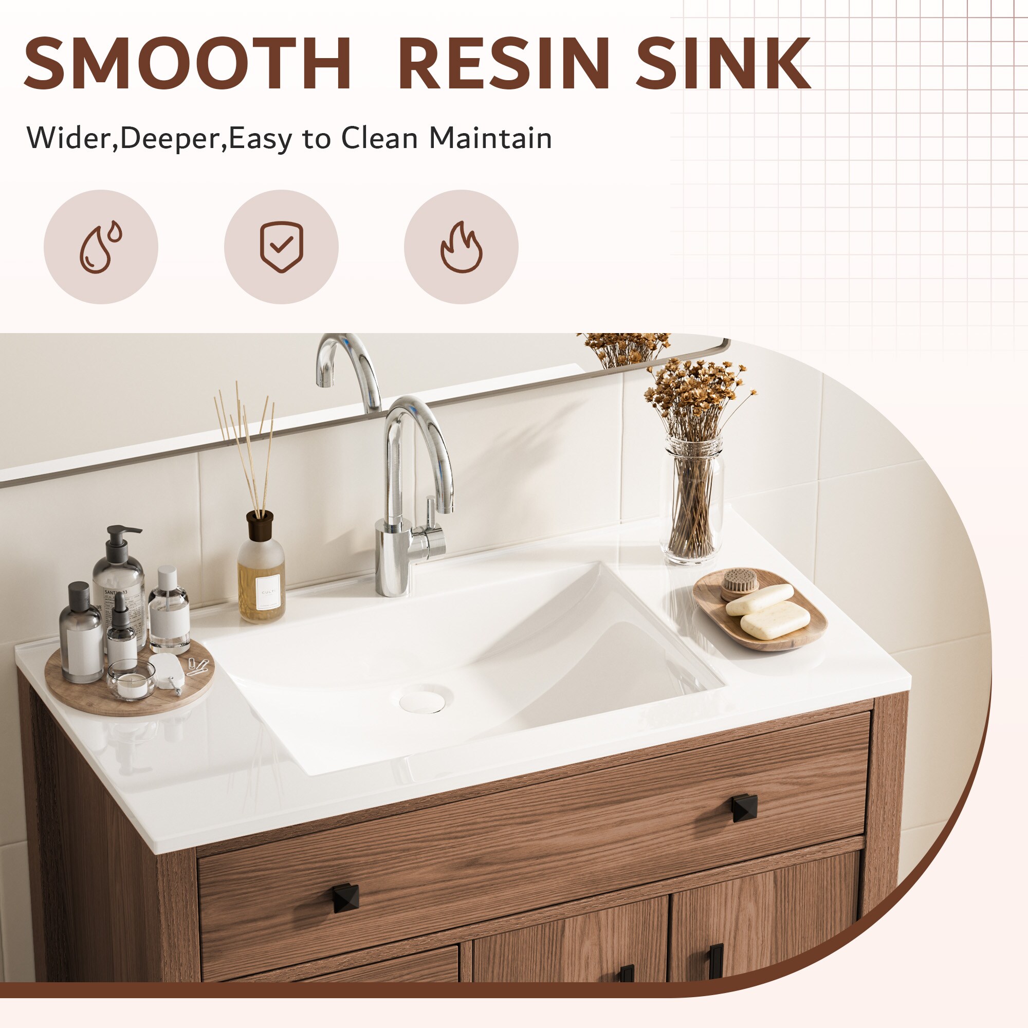 Serwall MY-36-SMW Bath-Vanity-Combo - View #5