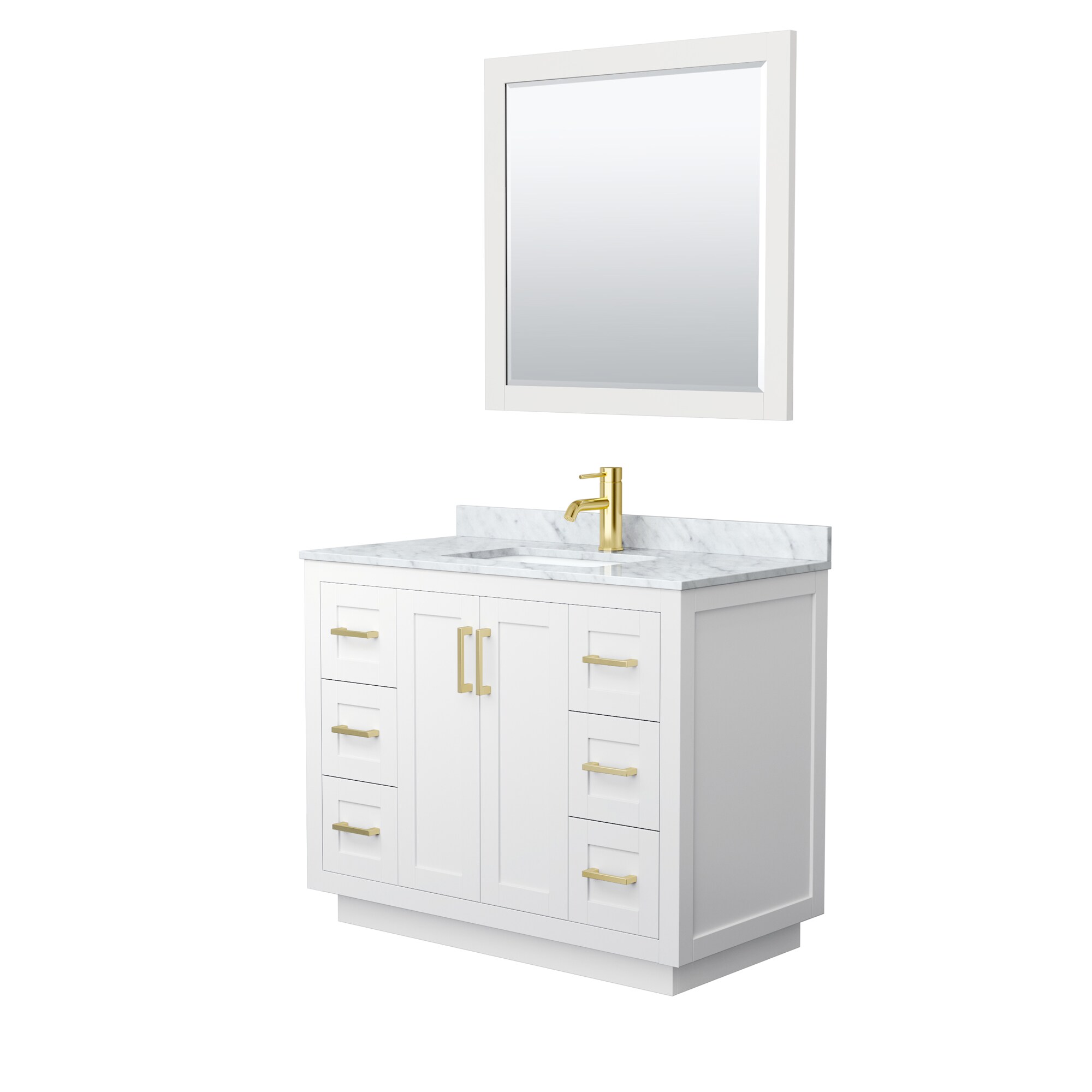 Wyndham Collection WCF292942SWGCMUNSM34 Bath-Vanity-Combo - View #2