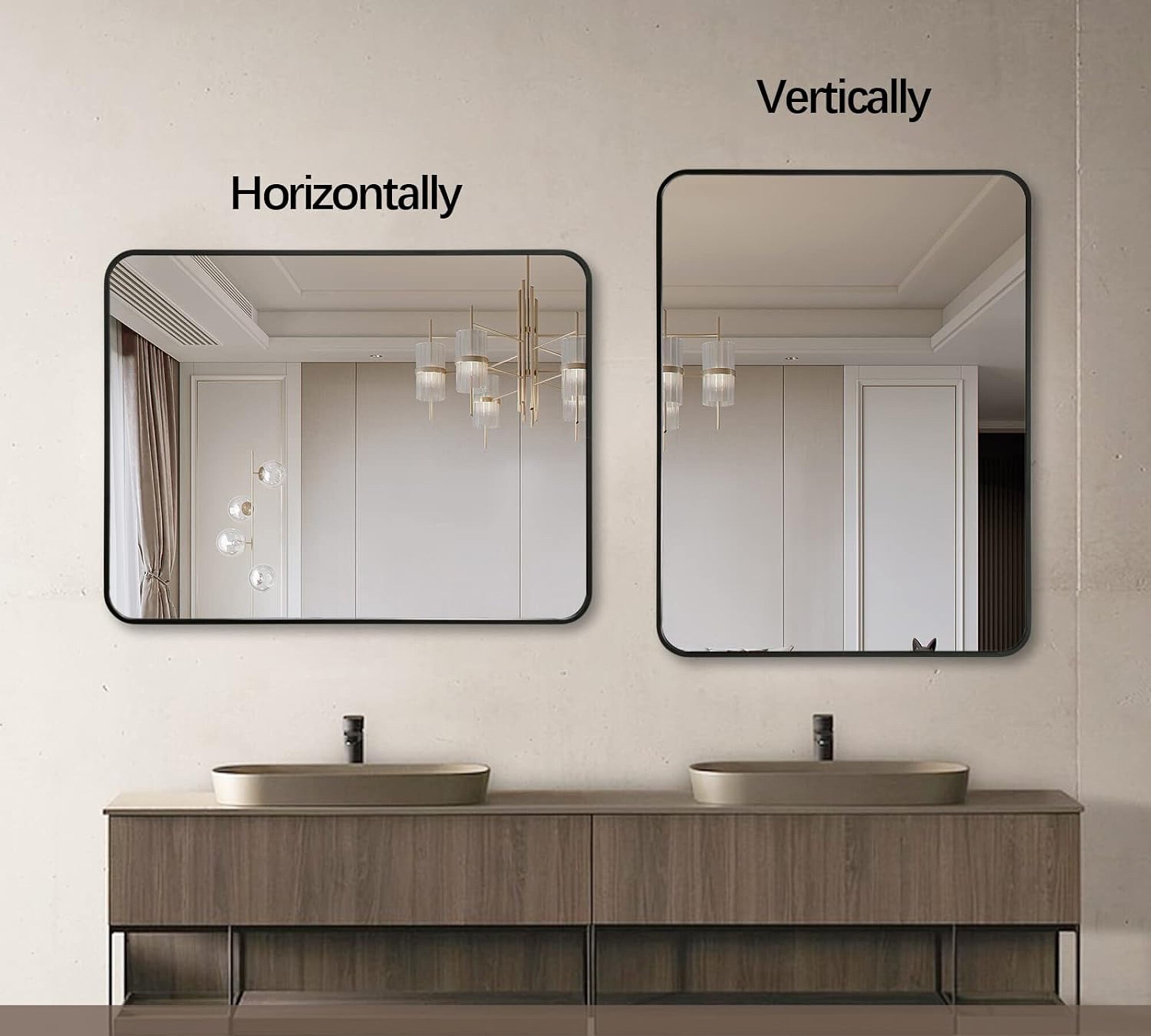SINOFURN SYD8700018BK Decor-Mirrors - View #3