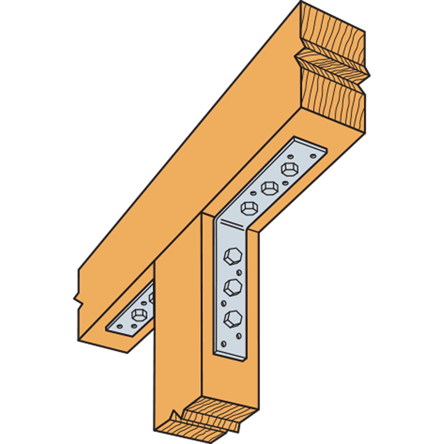 Simpson Strong-Tie A88 Mending-Plates-Brackets-Braces - View #2