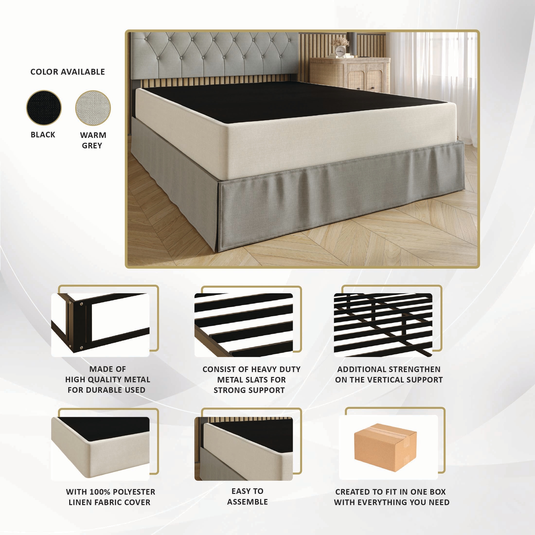 CasePiece CM020FBS-MT Box-Springs - View #7