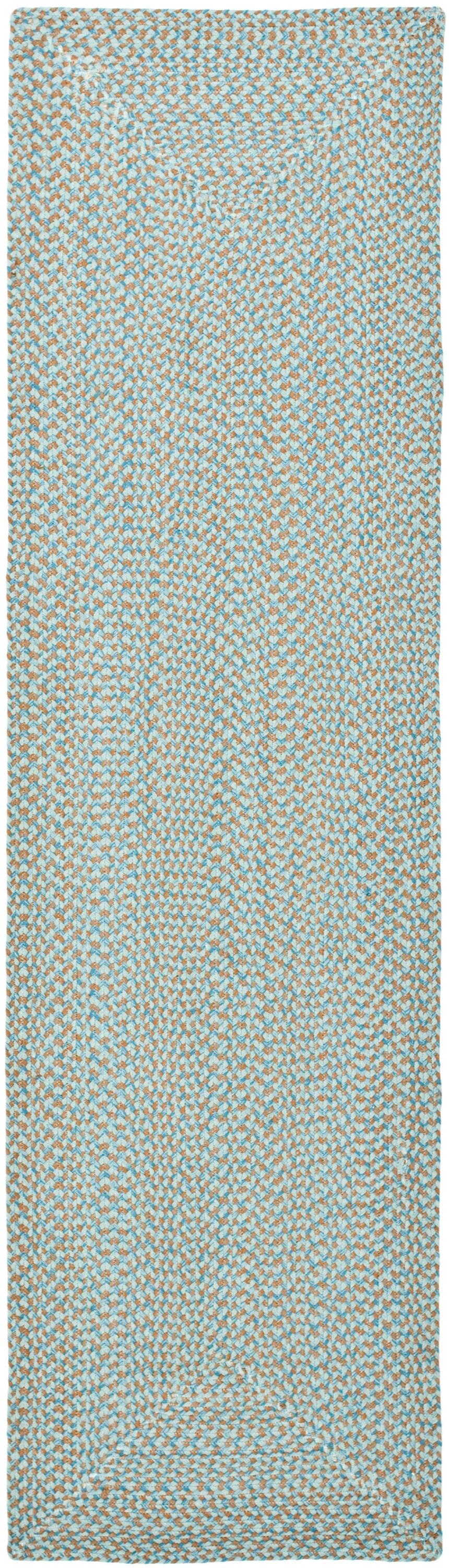 Gray Braided Handmade Reversible Wool Cotton Rug