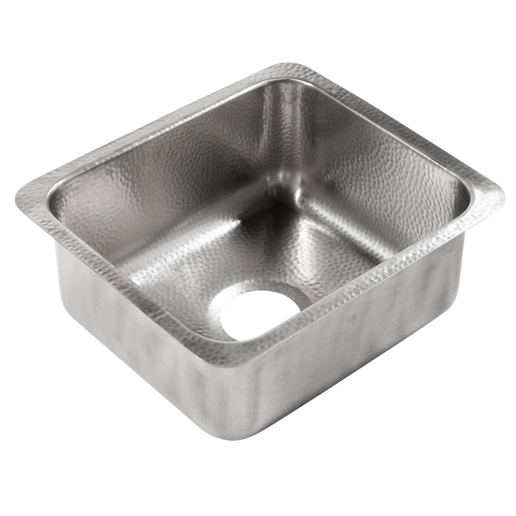 SINKOLOGY SP701-17HSB Orwell Undermount 17-in x 15-in Stainless steel Single bowl Corner Install 18 -Gauge Kitchen Sink