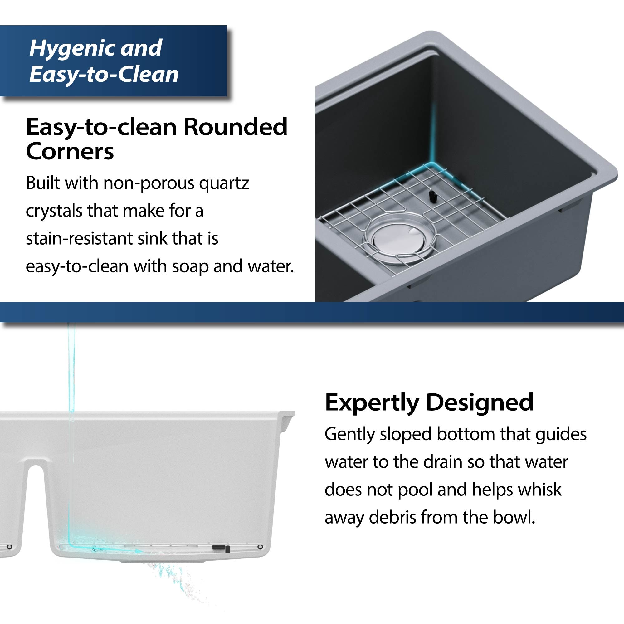Karran QUWS-880-GR Kitchen-Sinks - View #4