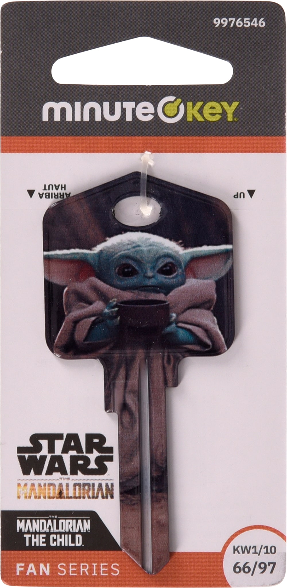Star Wars double face Yoda Key Blank-KW10/KW1-FOR Kwikset Locks 