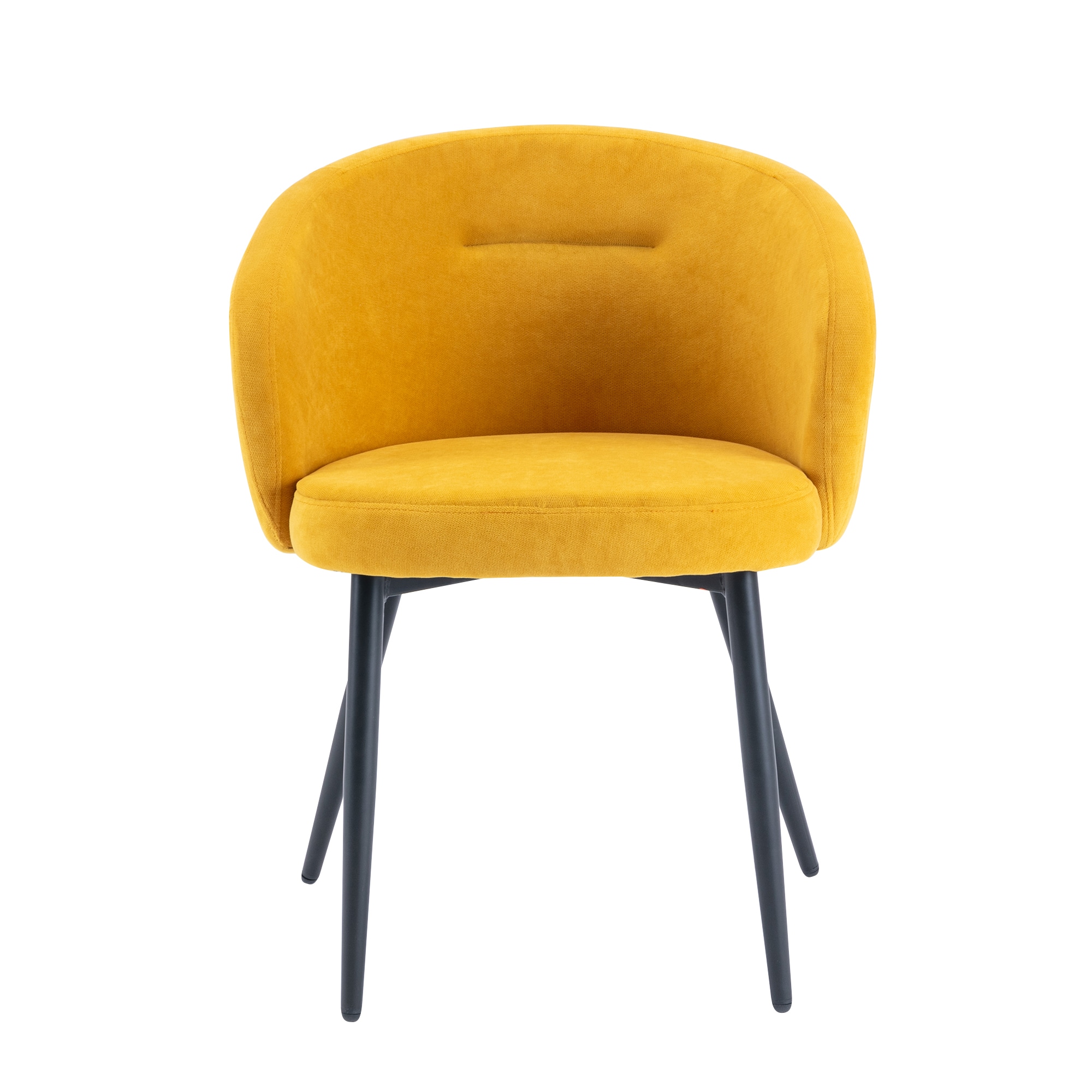 CASAINC Modern Yellow Velvet Accent Chair In The Chairs Department At   62409645 