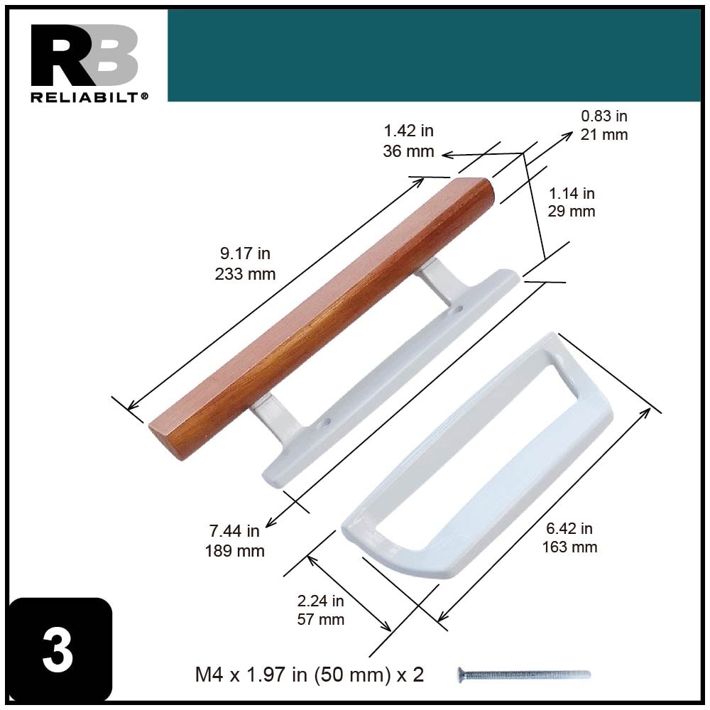 RELIABILT 34172PHCLG Sliding-Patio-Door-Handles - View #4