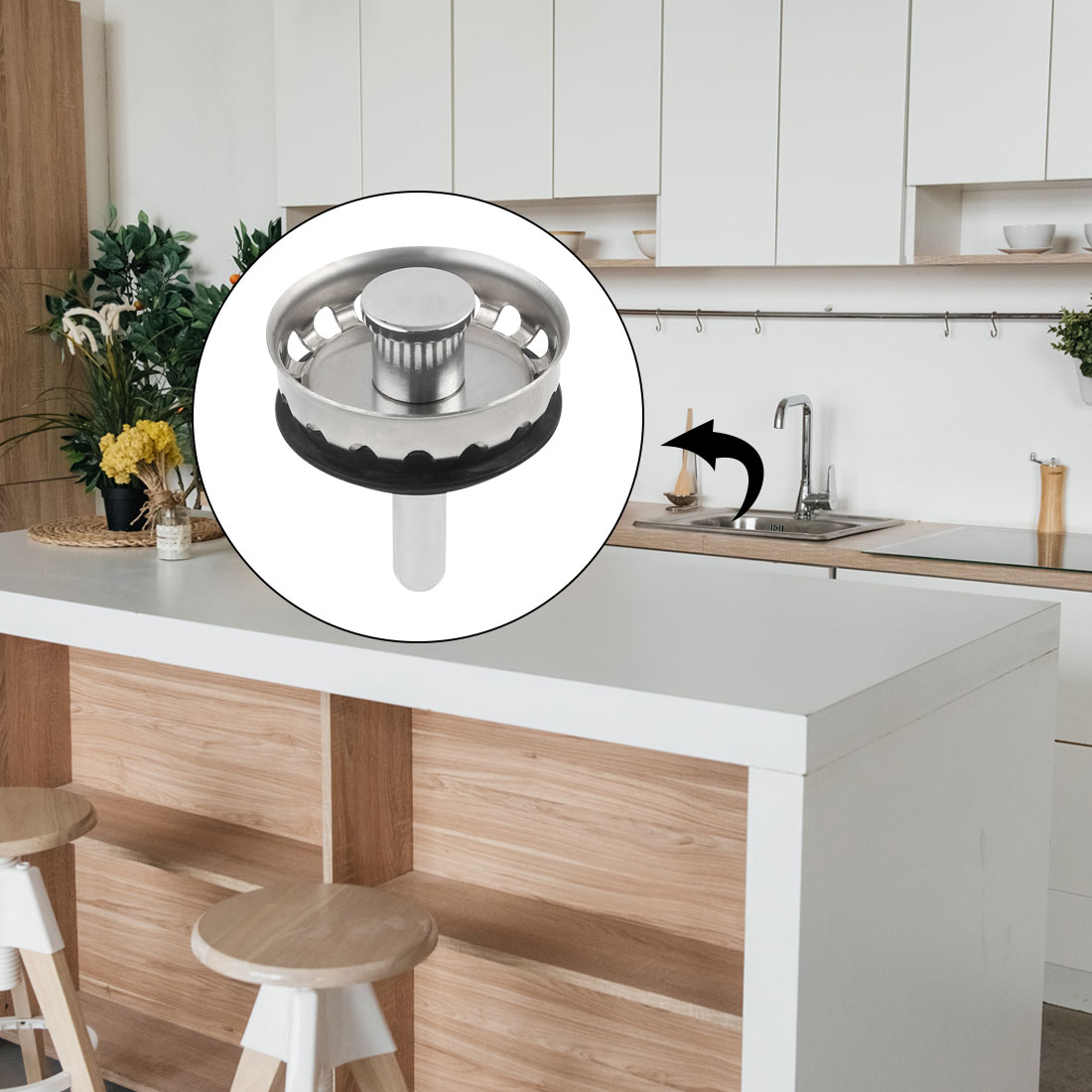 Unique Bargains S25093001UX5546 Kitchen-Sink-Strainers - View #7