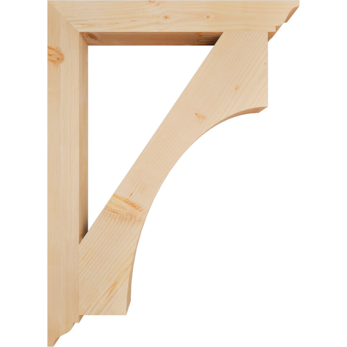 Ekena Millwork BKT04X32X44WTL01SDF Exterior-Brackets-Braces - View #3