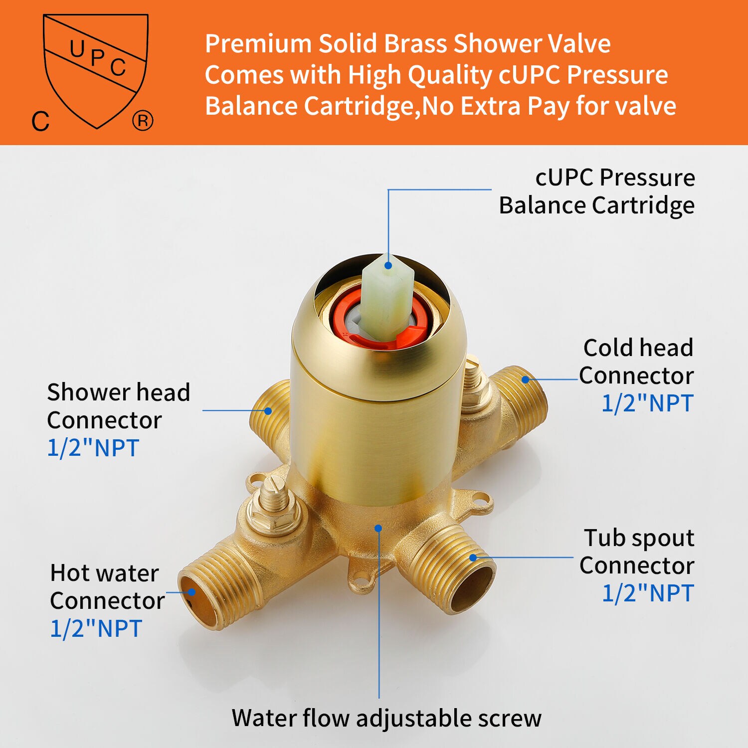 Nestfair SMD064G Tub-Shower-Faucets - View #2
