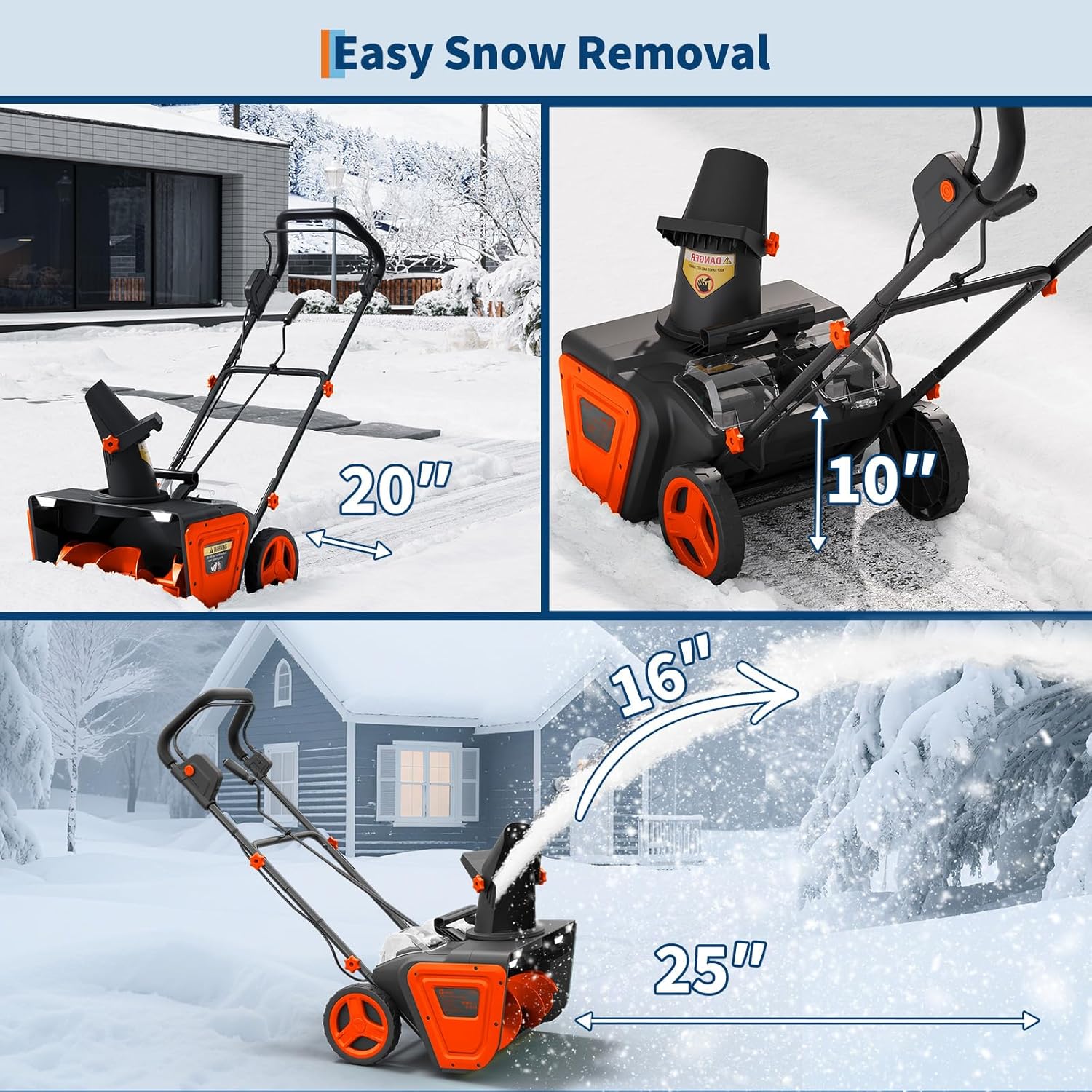 Garvee LHF-CXQ-QB210 Snow-Shovels - View #7