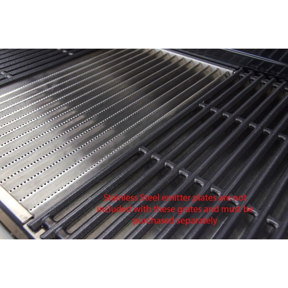 17.5-in x 9.5-in 2-Pack Porcelain-coated Iron Grilling Grate in the Cooking Grates & Warming Racks department at Lowes.com