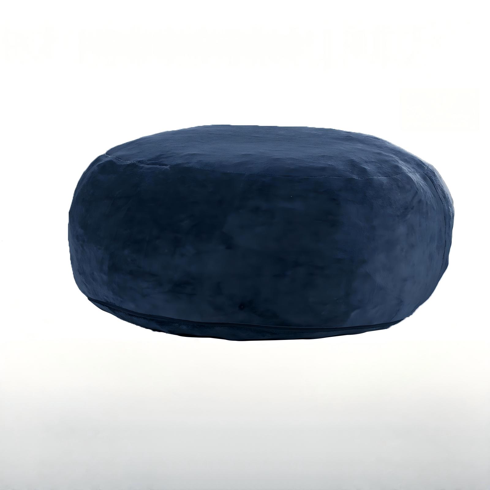 Vynxaria Blue Flannelette 6FT Memory Foam Large Bean Bag Chair for Adults Teens Living Room Bedroom Dorm Removable Cover #LEXY4619DJSNDDY010