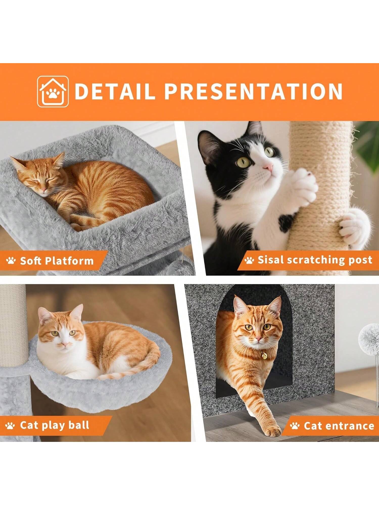 Qeetex BY-PPS-335RK5WM Cat-Trees - View #8