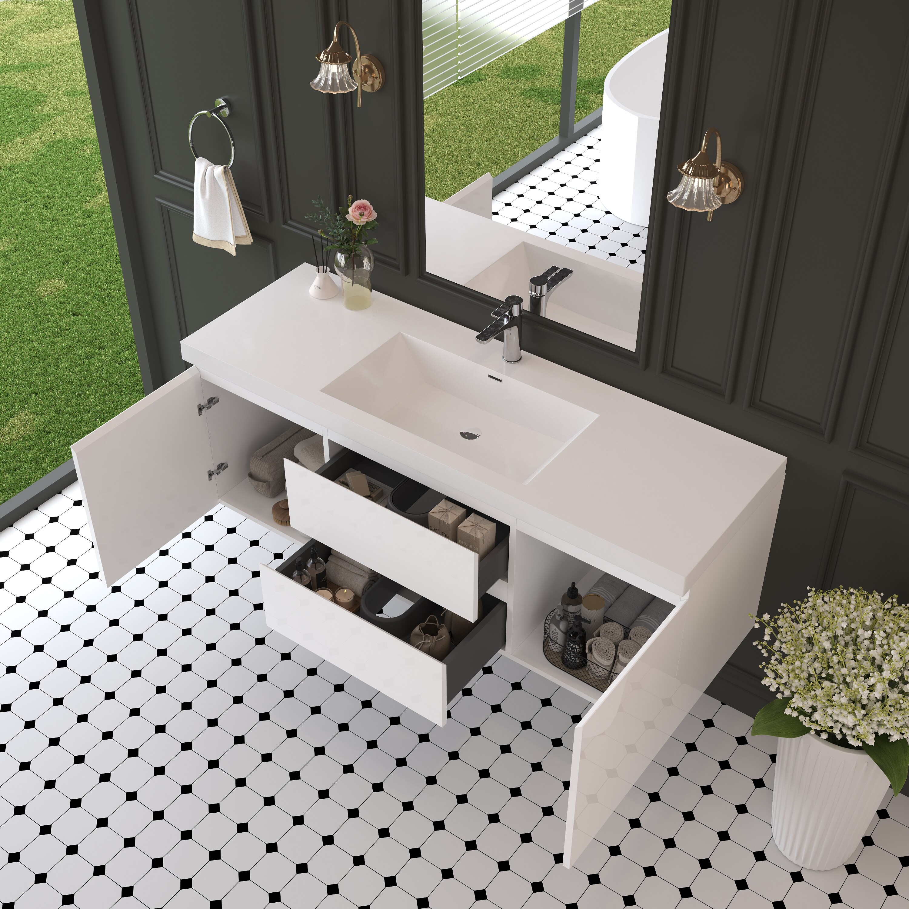 Iseryn YSG26883P15 Bath-Vanity-Combo - View #6