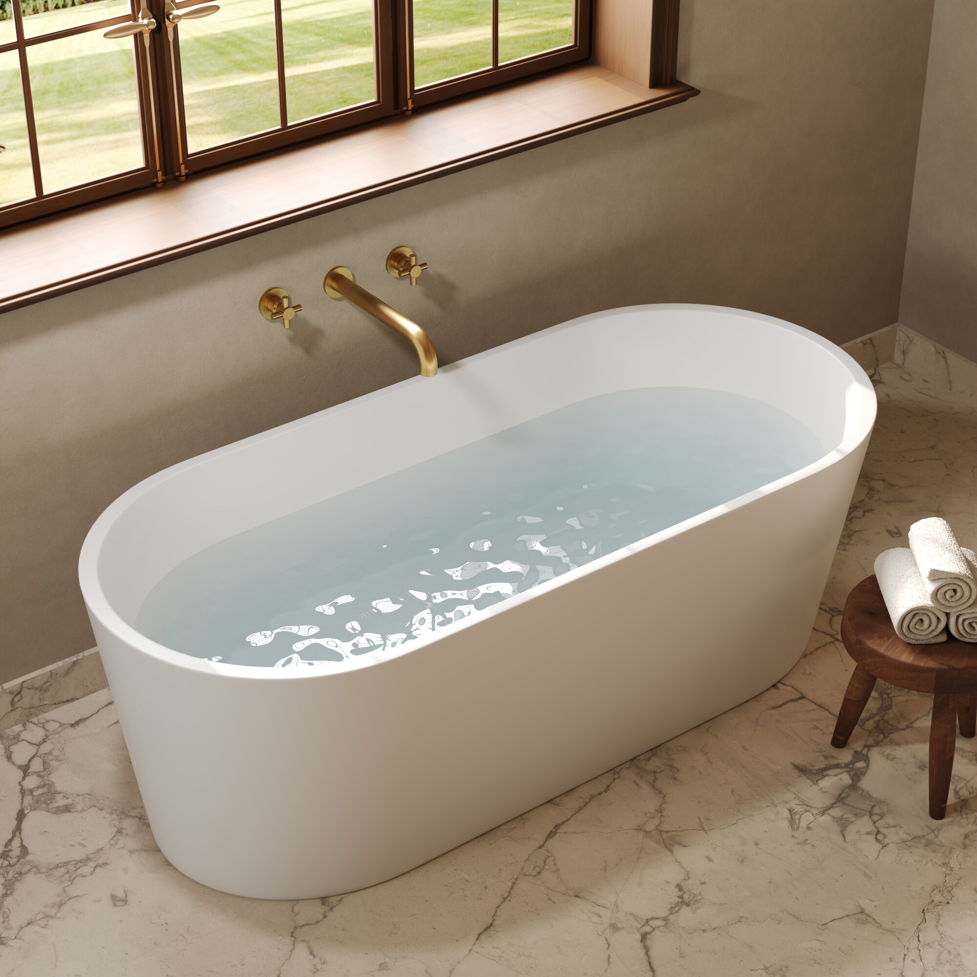 GRANDJOY TOBILI202C Roman-Tub-Faucets - View #3