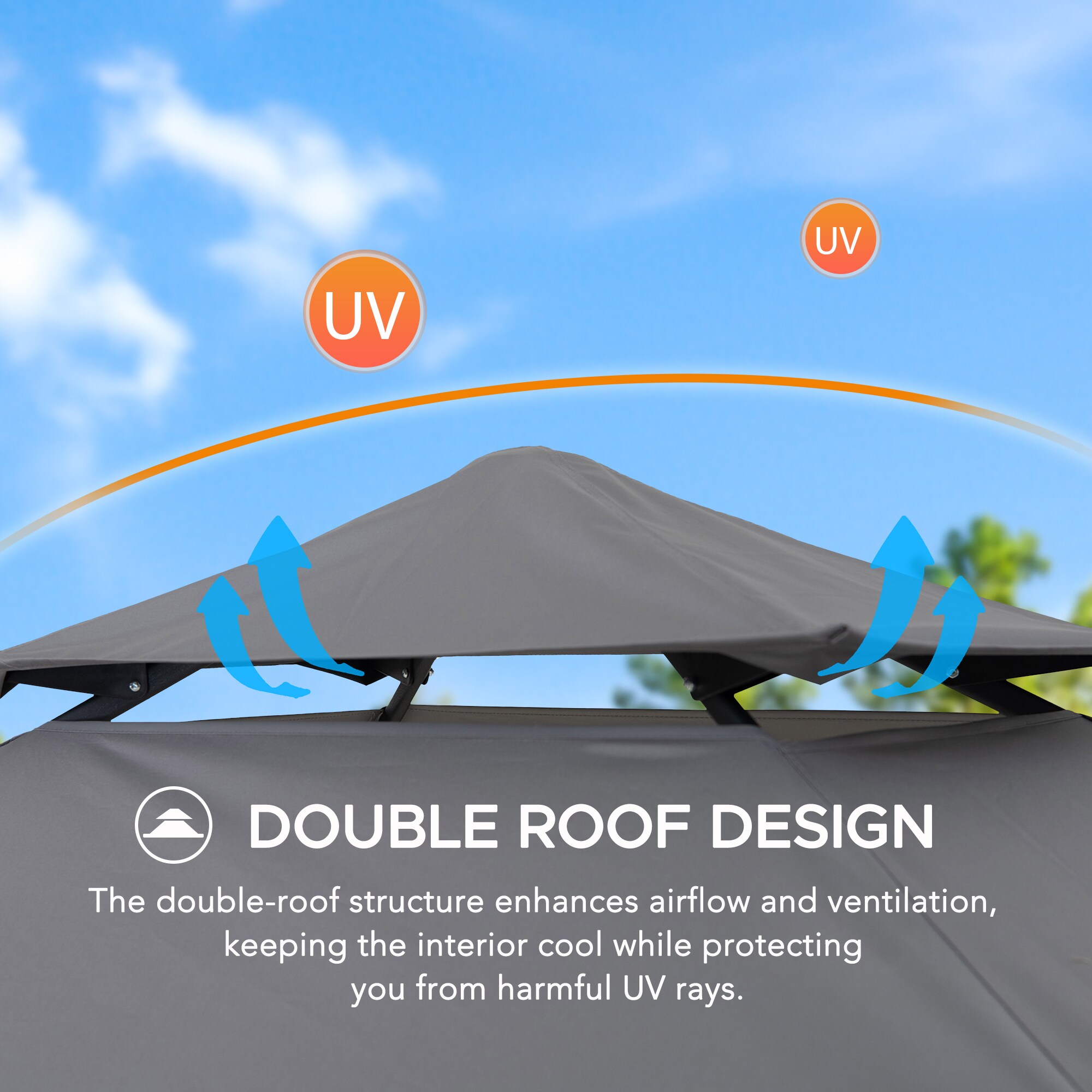 Sunjoy A103006111 Wood-Resin-Gazebos - View #3