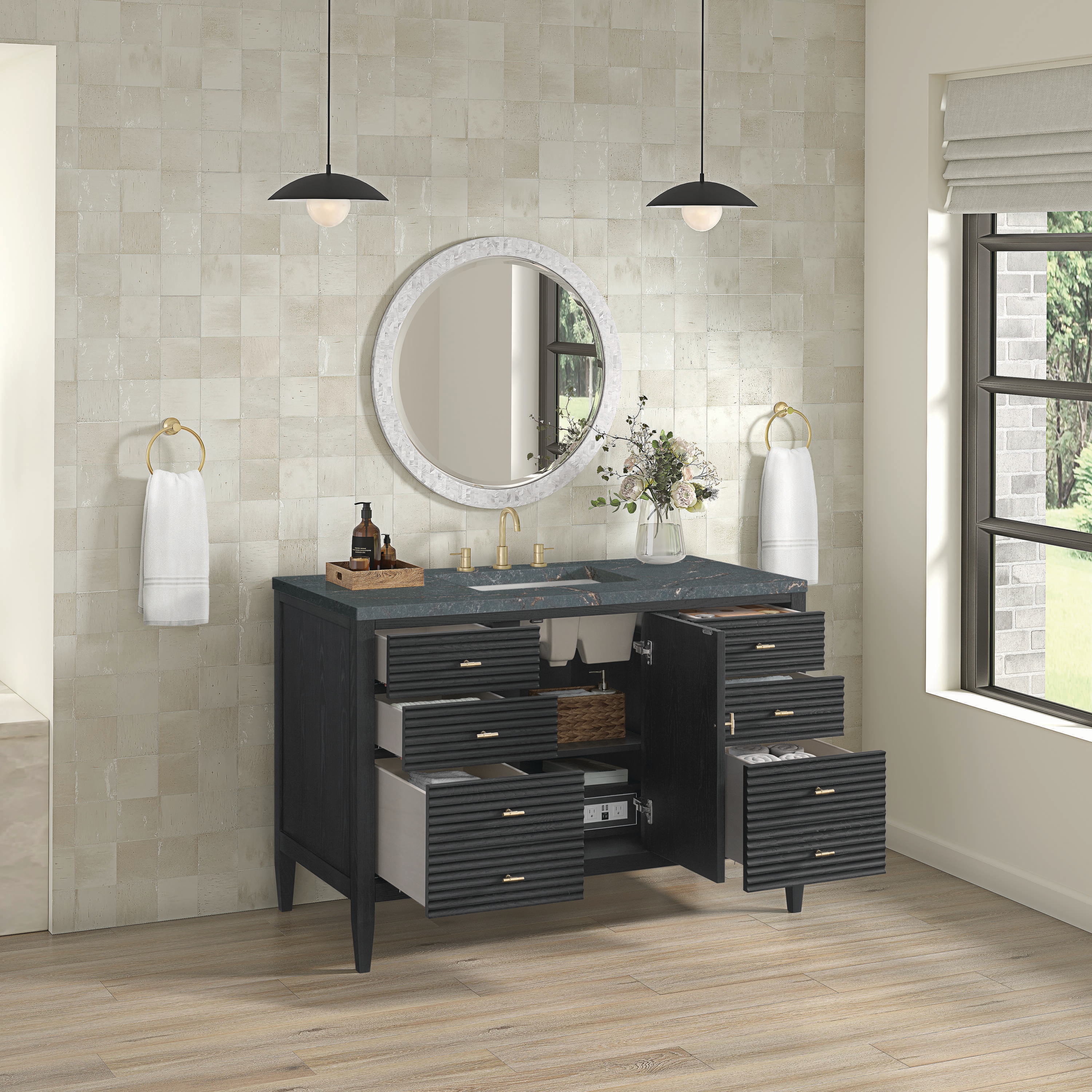 James Martin Vanities 485-V48-CBO-3PBL Bath-Vanity-Combo - View #4