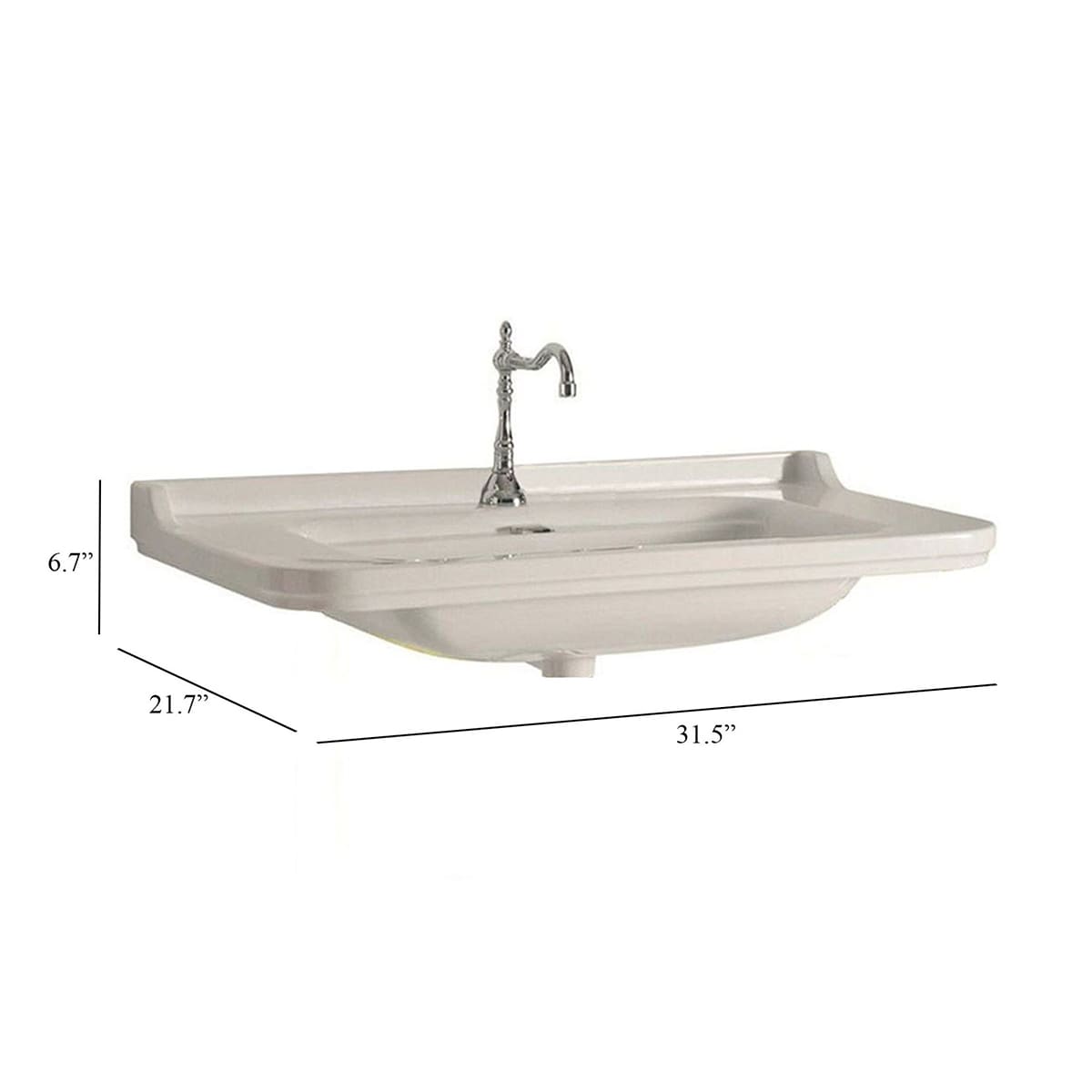 WS Bath Collections NOBLE 4141K1.01 Bath-Sink - View #7