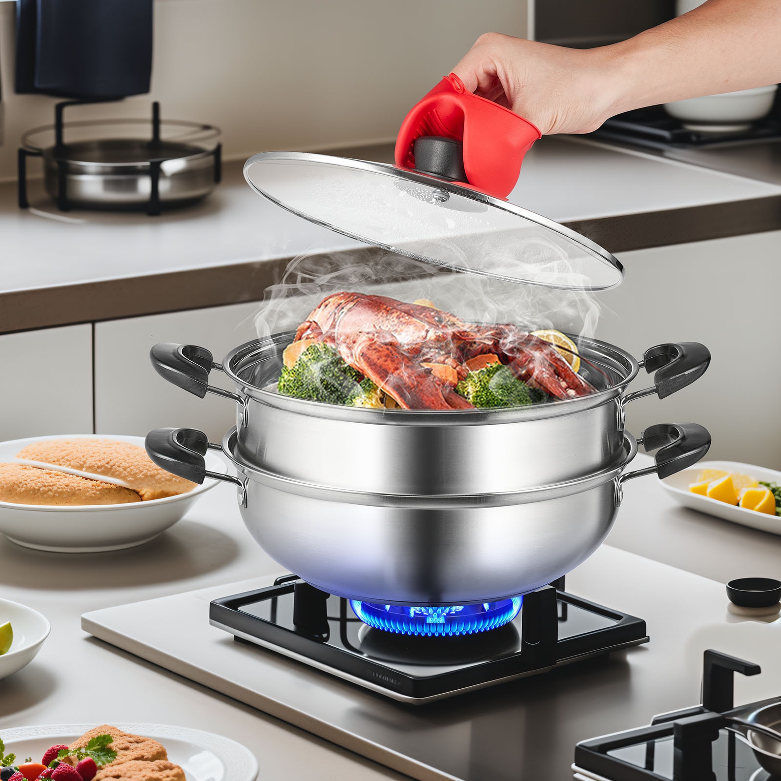 VEVOR DCZG28CM00009GWUDV0 Stock-Pots - View #2