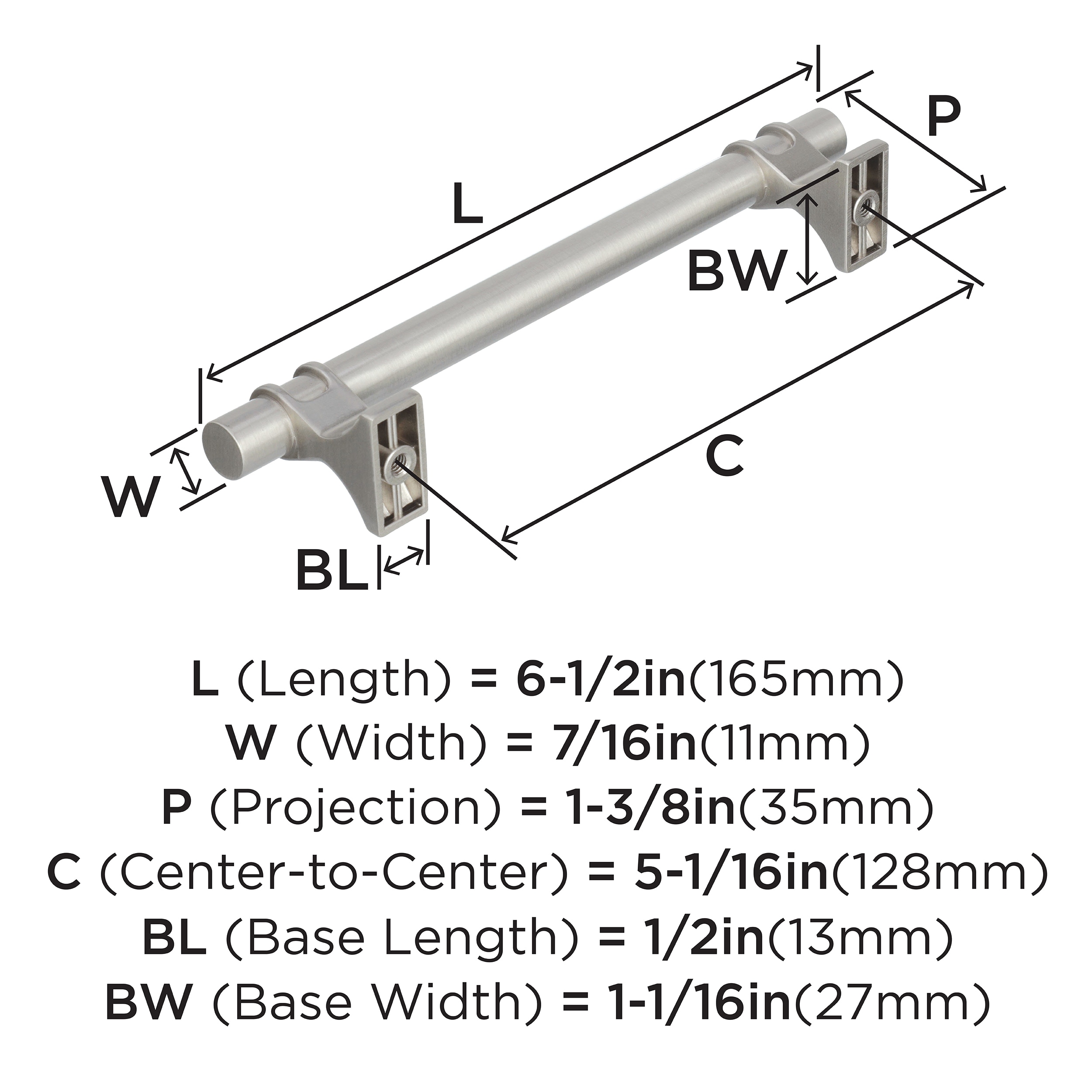 Amerock BP36606G10 Cabinet-Pulls - View #3