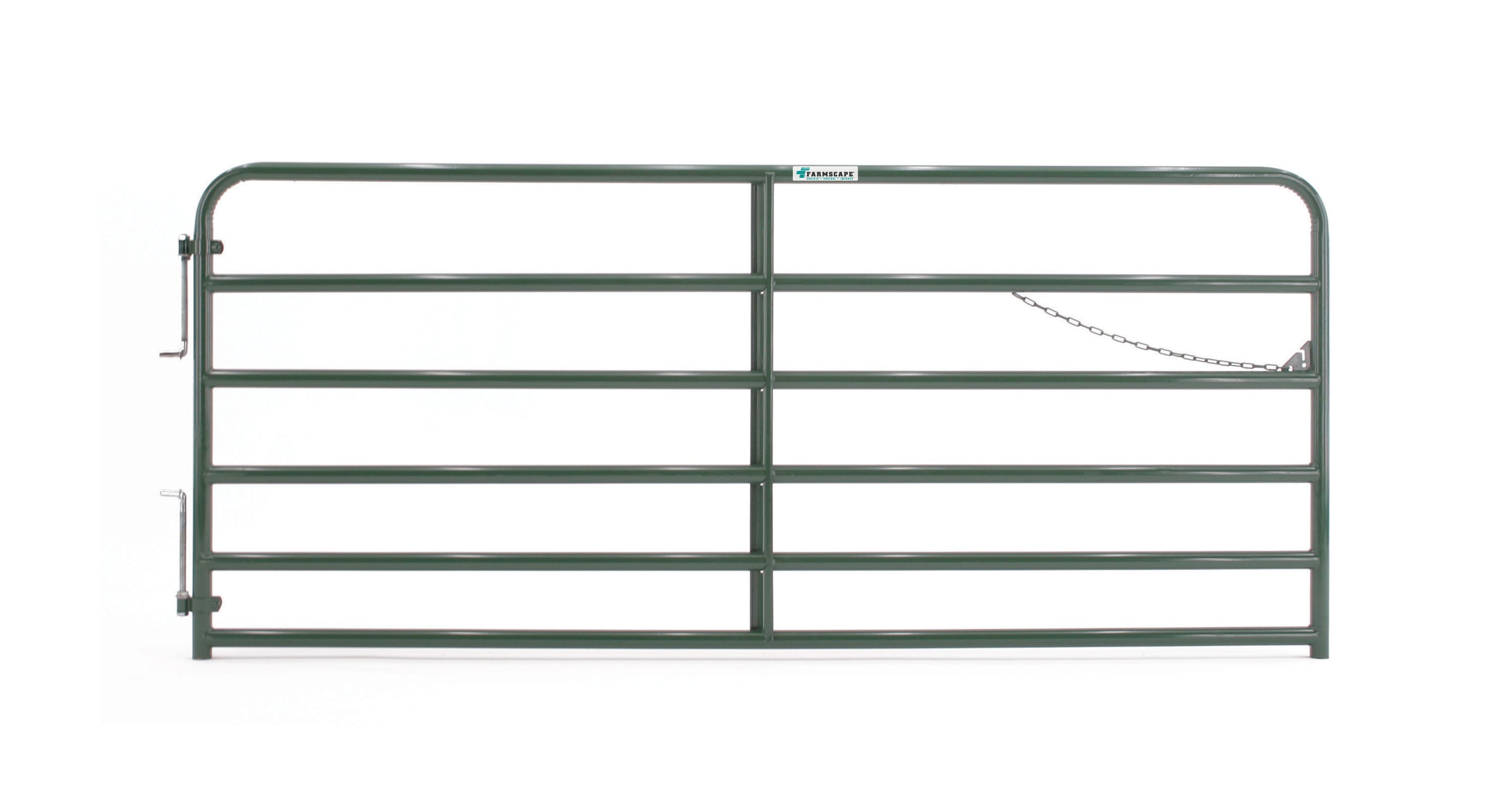 Tarter 4-ft H x 10-ft W Green Powder Over E-coat Steel Farm Corral Fence Gate