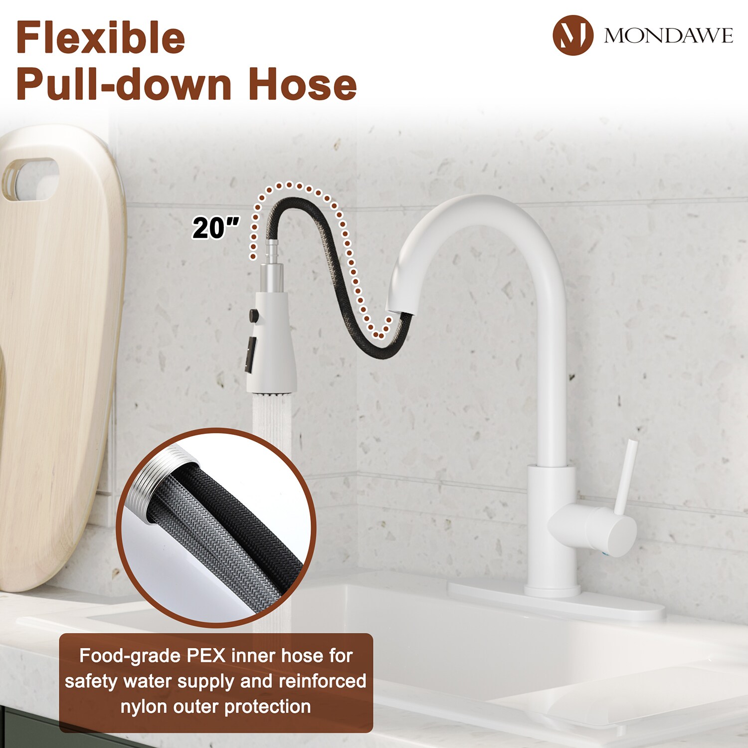 Mondawe OR-2806WF-DG Kitchen-Faucets - View #5