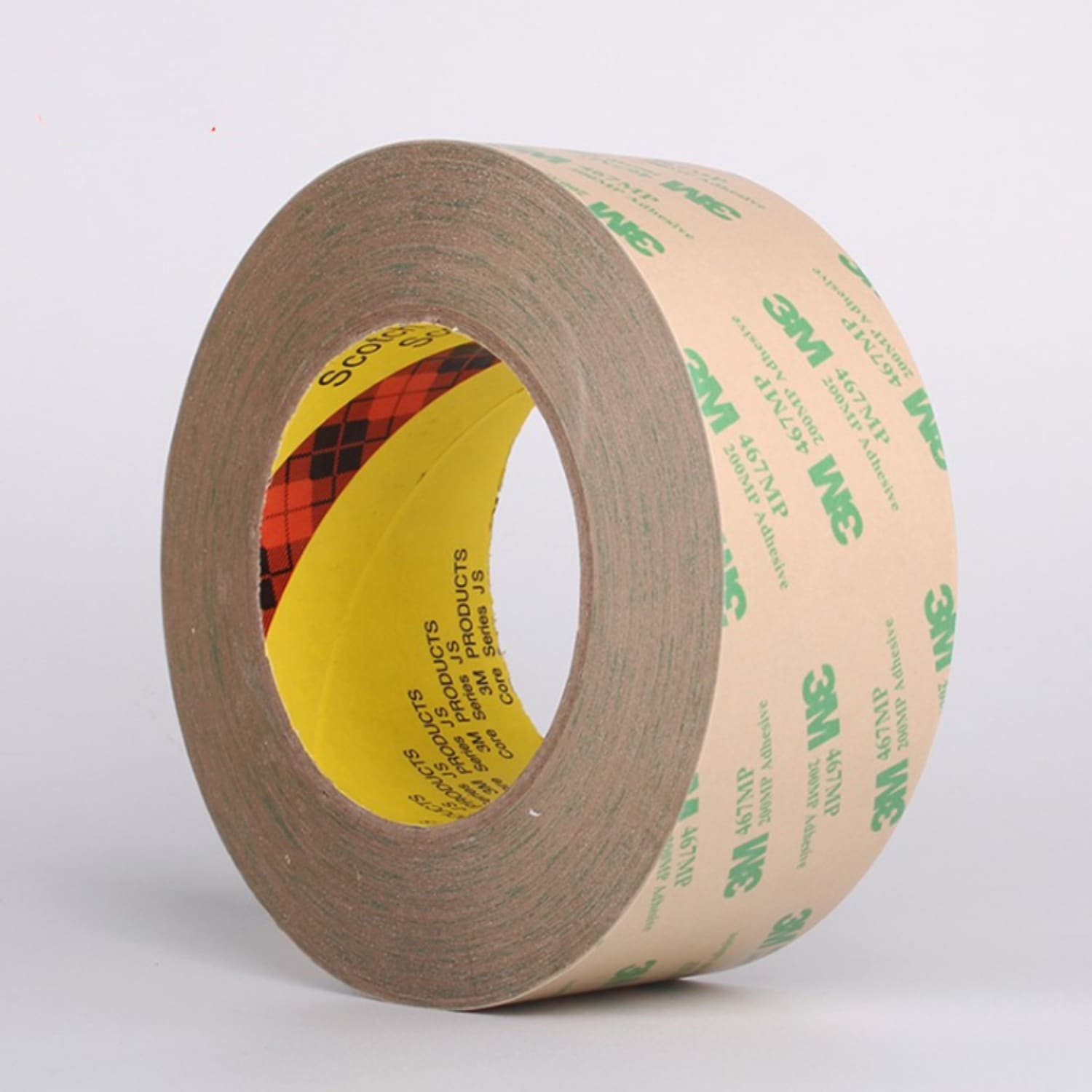 3M  00021200677960 Double Coated Tape 36 yd L x 1 in W 5.6 mm thick 350 Acrylic Adhesive Thin Polyester Backing Clear