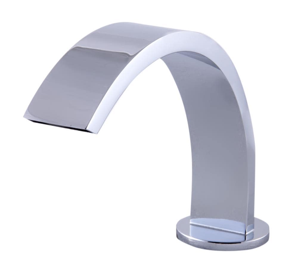 Polished Chrome Modern Widespread Bathroom Faucet with Dual Handles