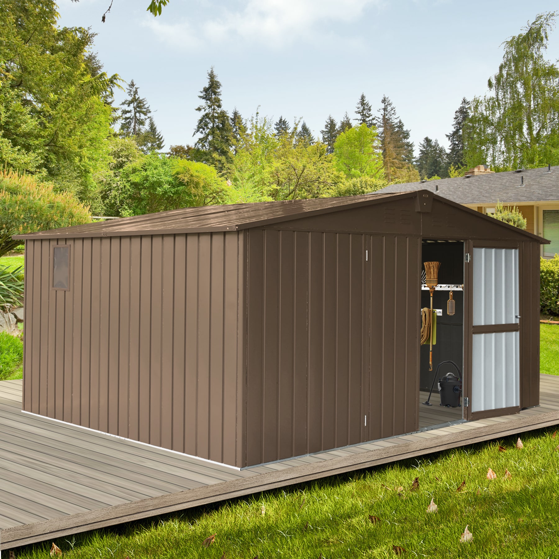 Mondawe MD-W2794-00005 Metal-Storage-Buildings-Sheds - View #4