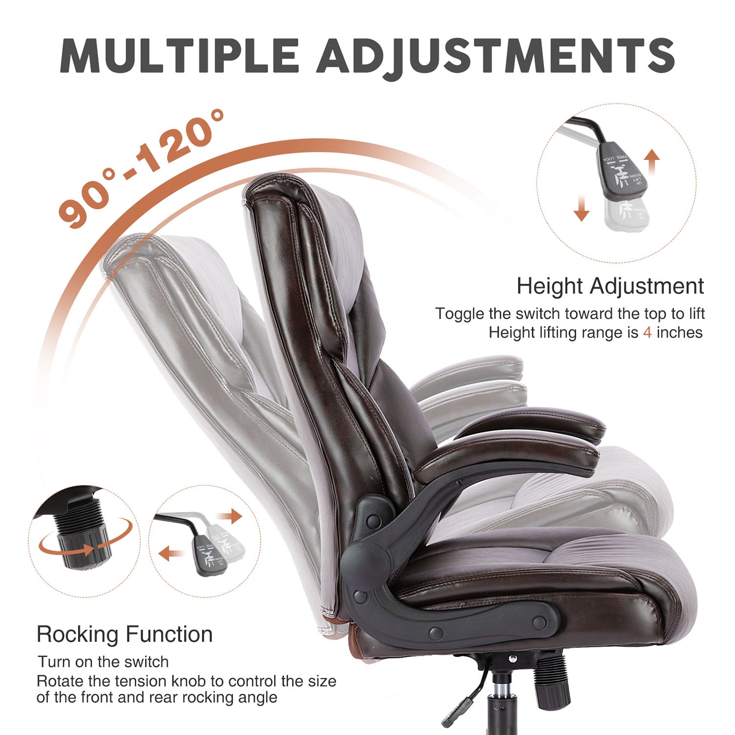 Sumyeg HFCM-W39523542 Office-Chairs - View #3