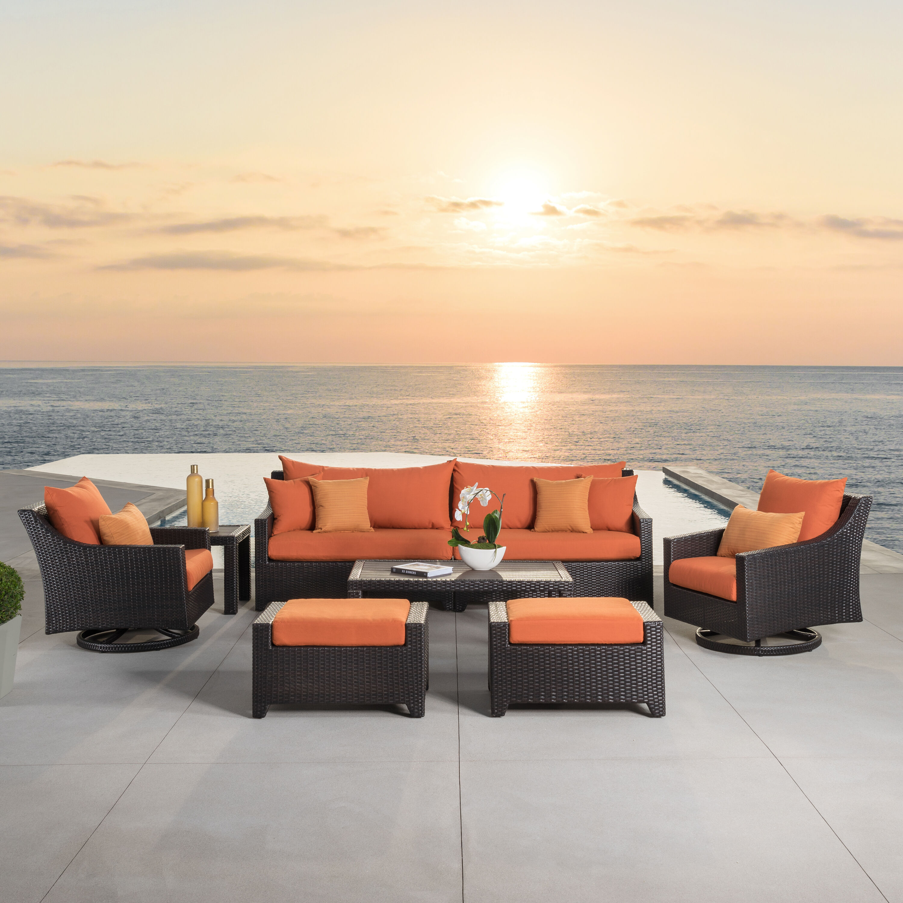 RST Brands OP-PESS7MT-TKA-K Patio-Conversation-Sets - View #9