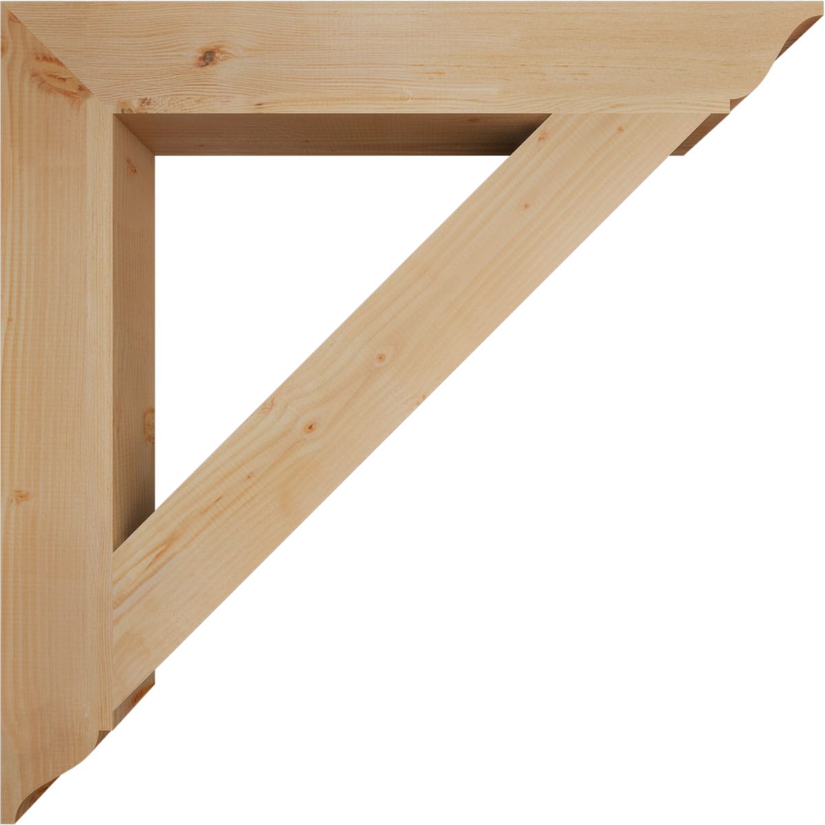 Ekena Millwork BKT06X44X44TRA01SDF Exterior-Brackets-Braces - View #3