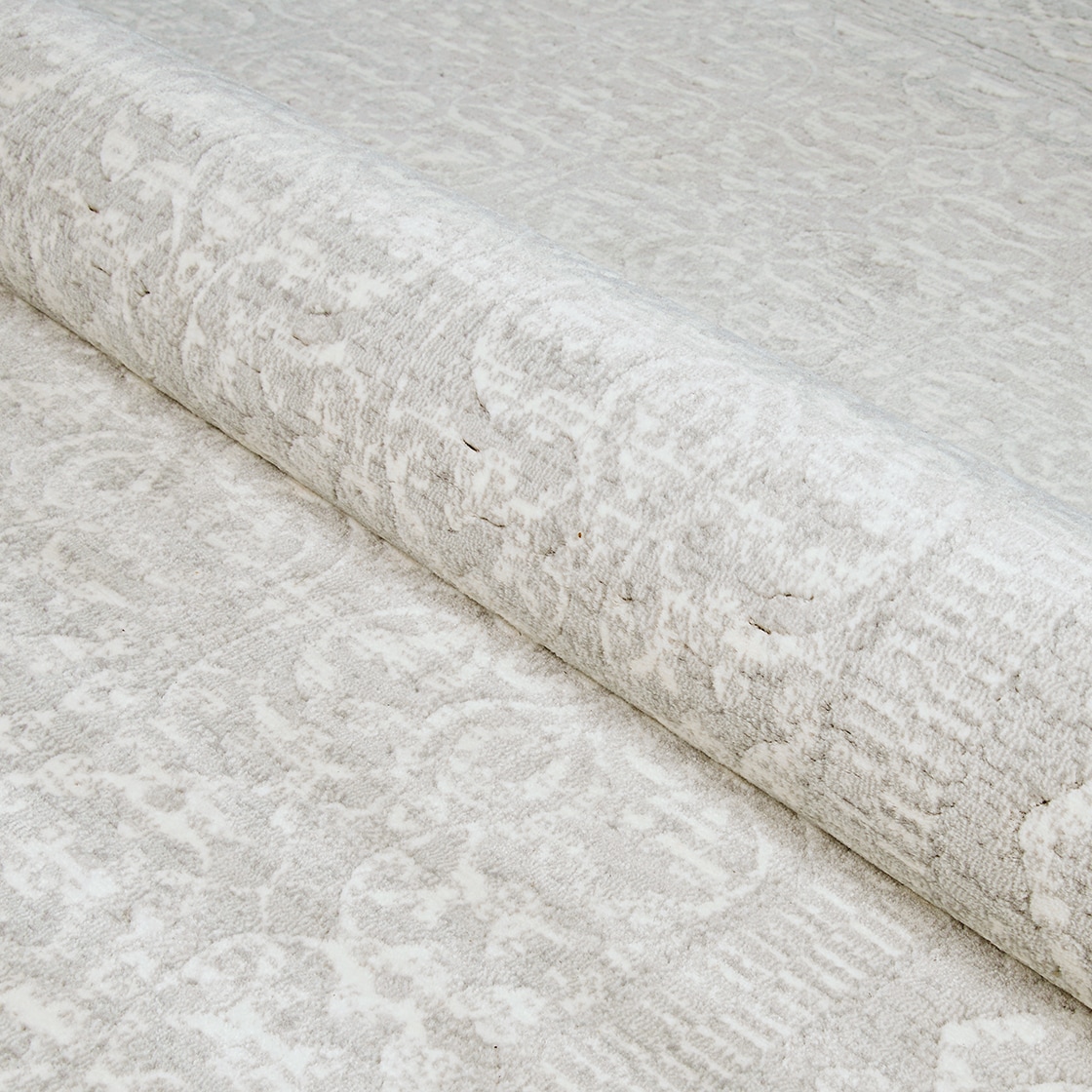 Marina Ibiza Pearl Ivory Synthetic 2' x 3'11" Washable Area Rug