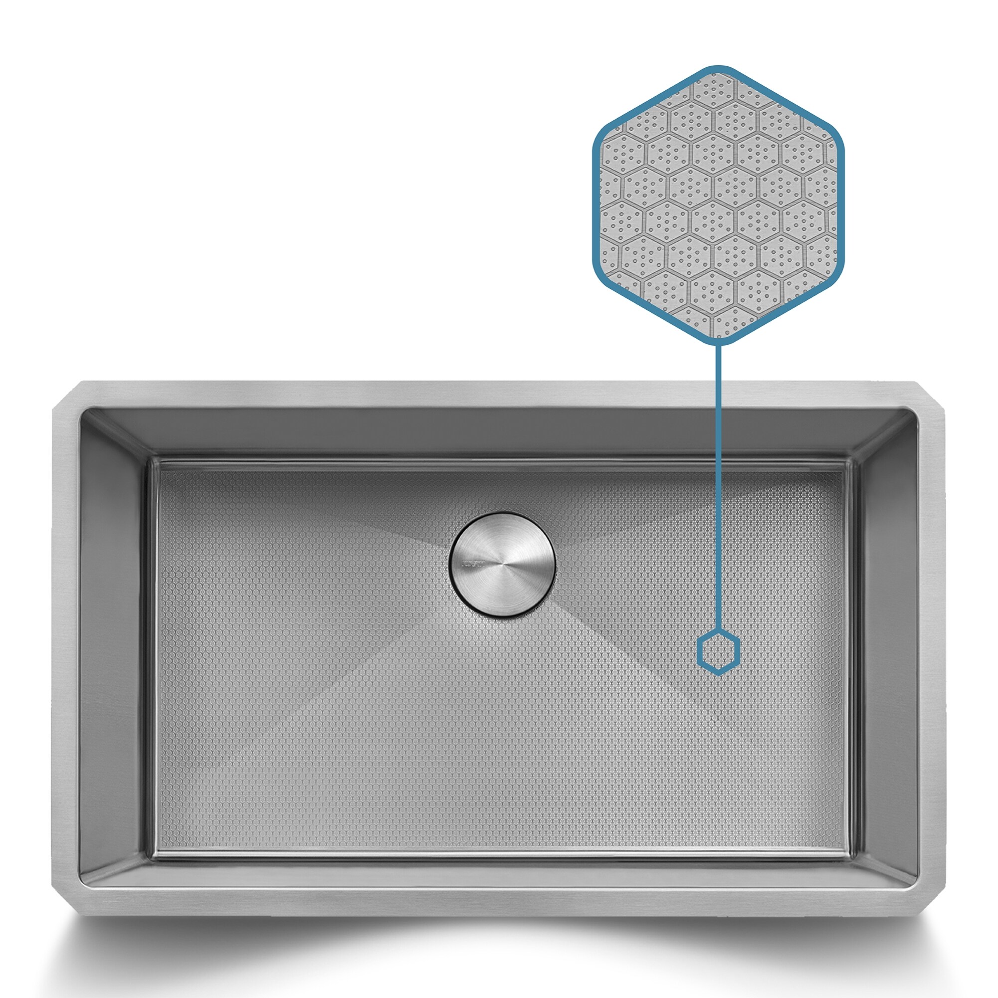Ruvati Gravena Undermount 30-in x 18-in Stainless Steel Single 