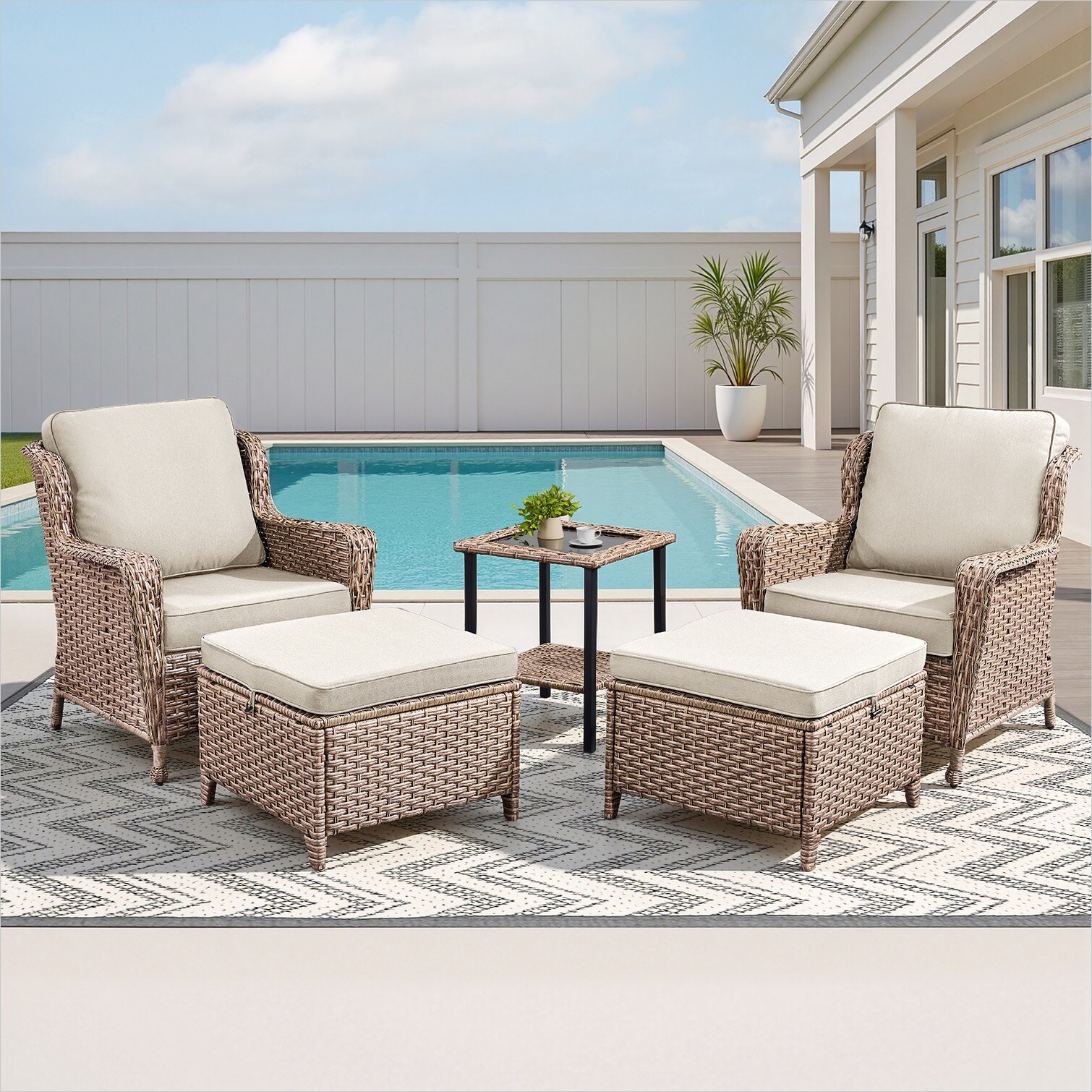 Naturefalls T1QEOOQB8DZ4 Patio-Conversation-Sets - View #3