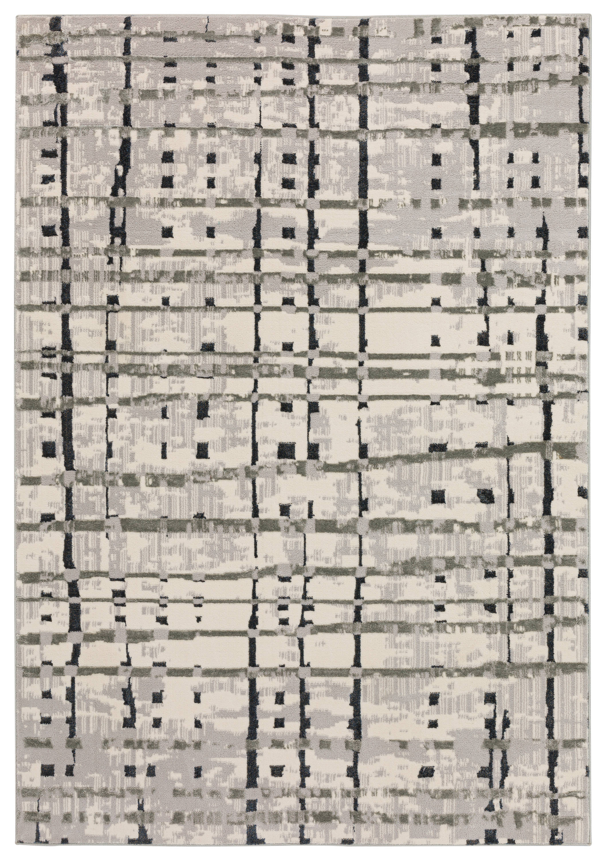 Addison Rugs AGR31SH5X7 Grayson 5 x 7 (ft) Polyester Shadow Rectangular Indoor Abstract Mid-Century Modern Area rug