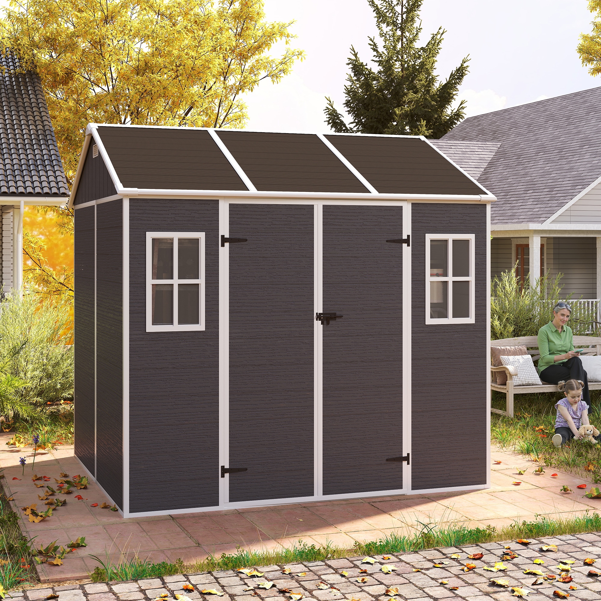 Ayelon CVS28598 Vinyl-Resin-Storage-Buildings - View #3