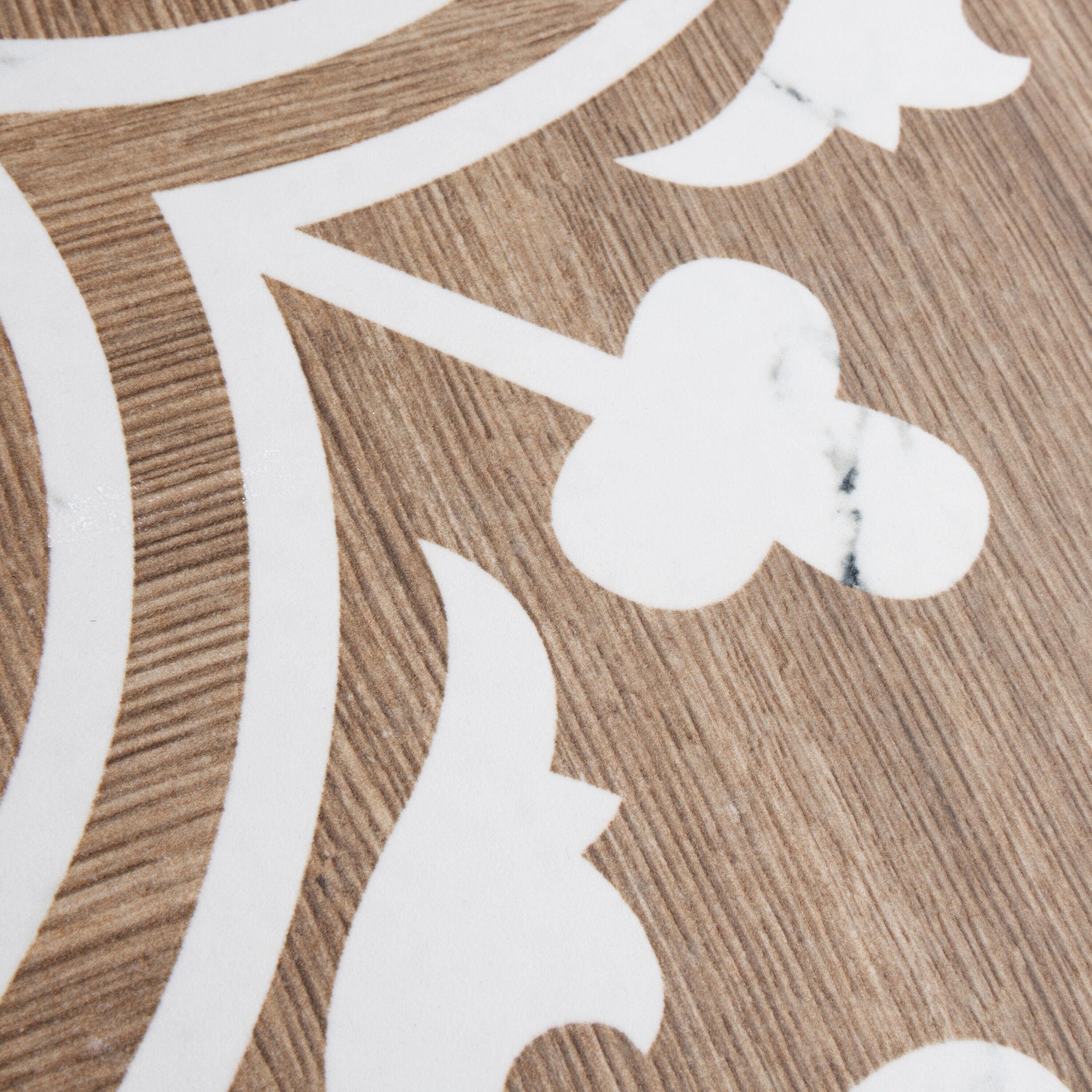 SomerTile Llama Arte Loire Verso Noce x 9-3/4 Porcelain Floor and Wall Tile, Brown