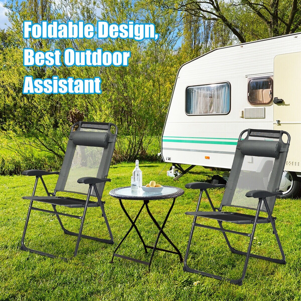 Forclover HBV-270GR-2 Patio-Chairs - View #3