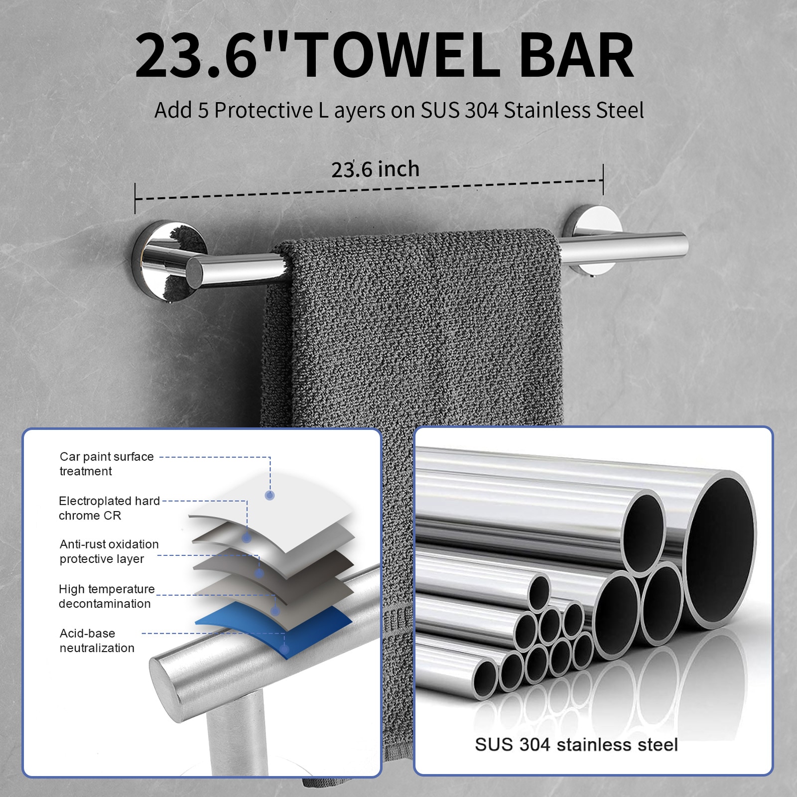BWE A-91020-C Decorative-Bath-Hardware-Kits - View #2